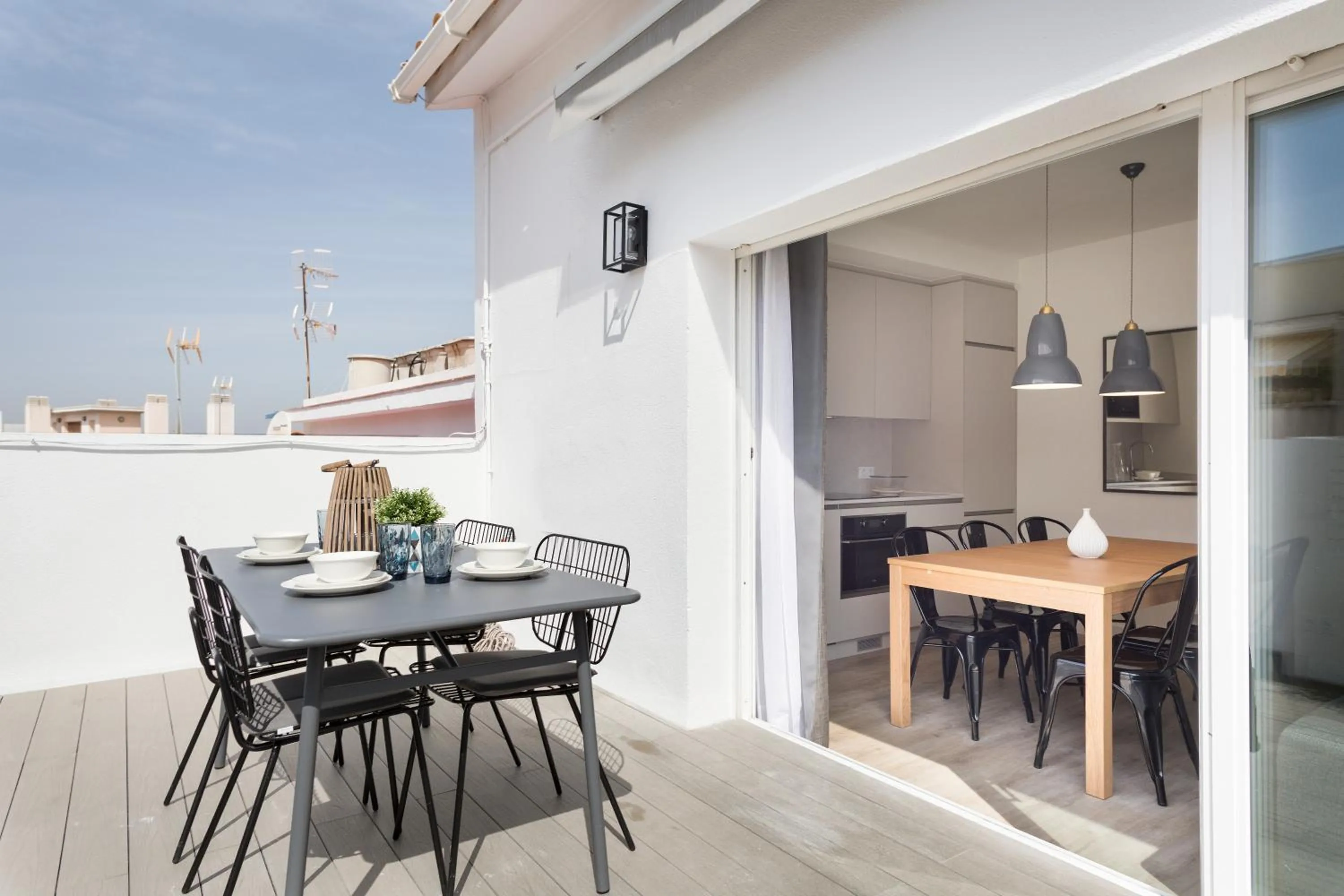 Balcony/Terrace in Sitges Group Calm Beach