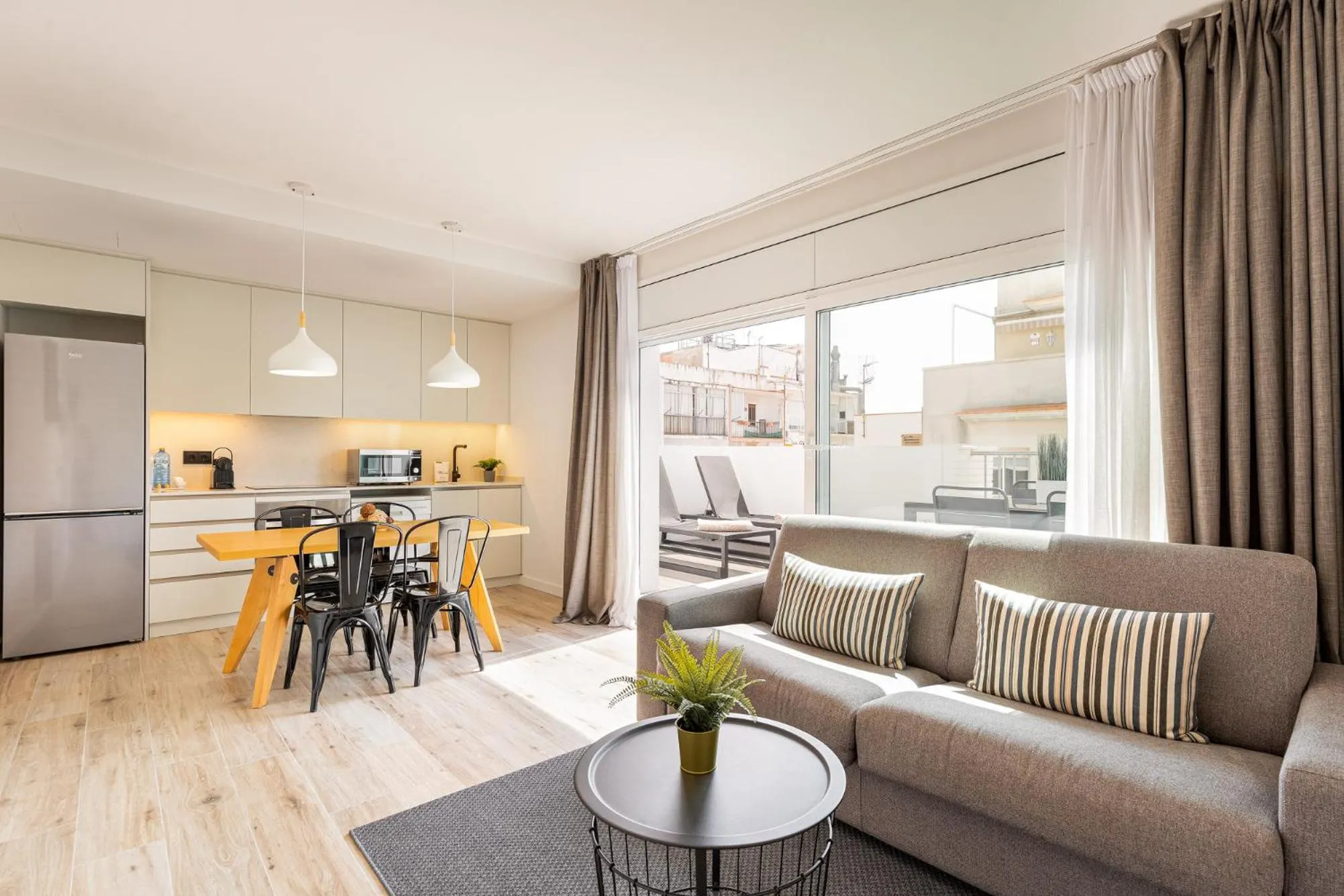 Kitchen or kitchenette in Sitges Group Calm Beach