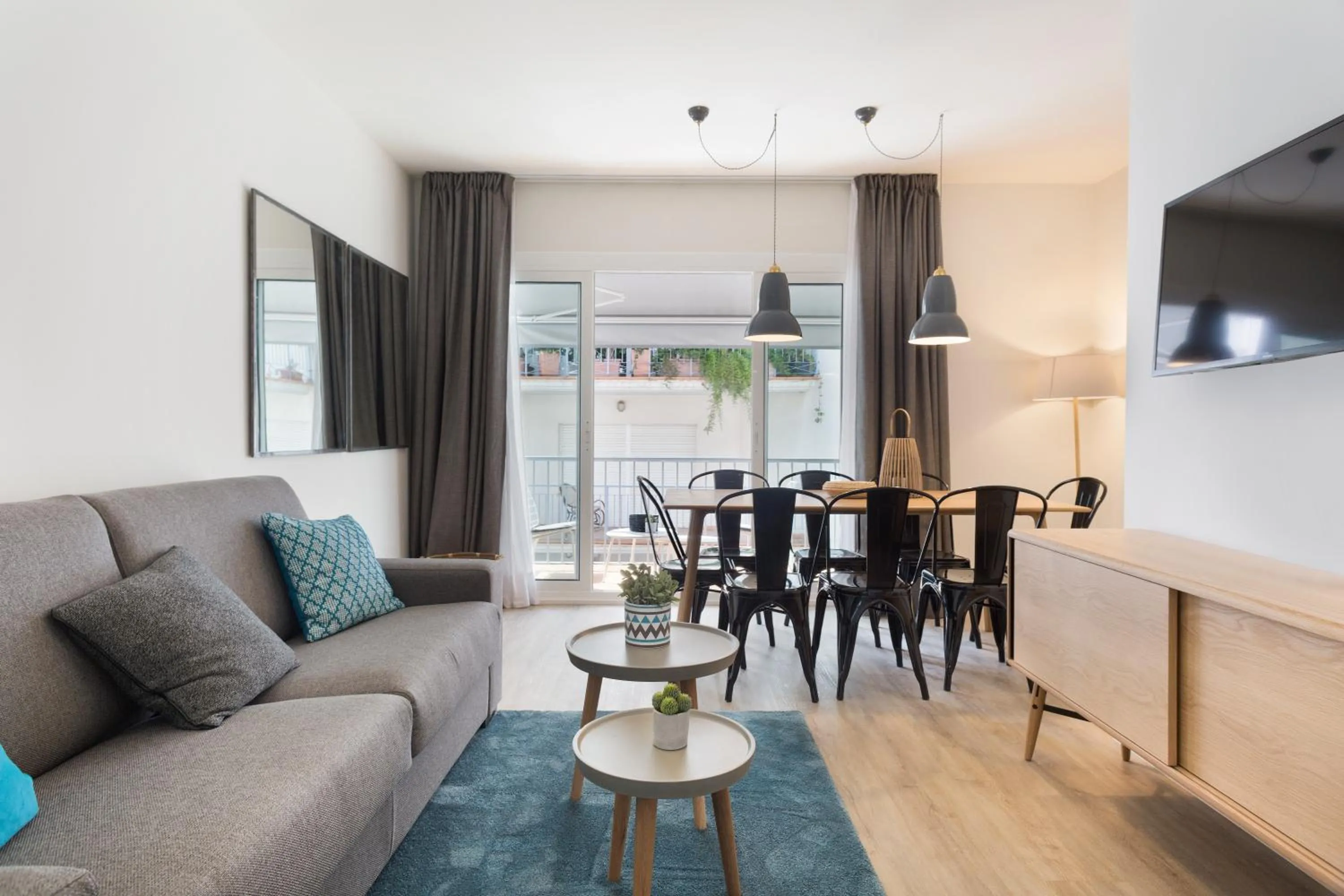 Living room in Sitges Group Calm Beach