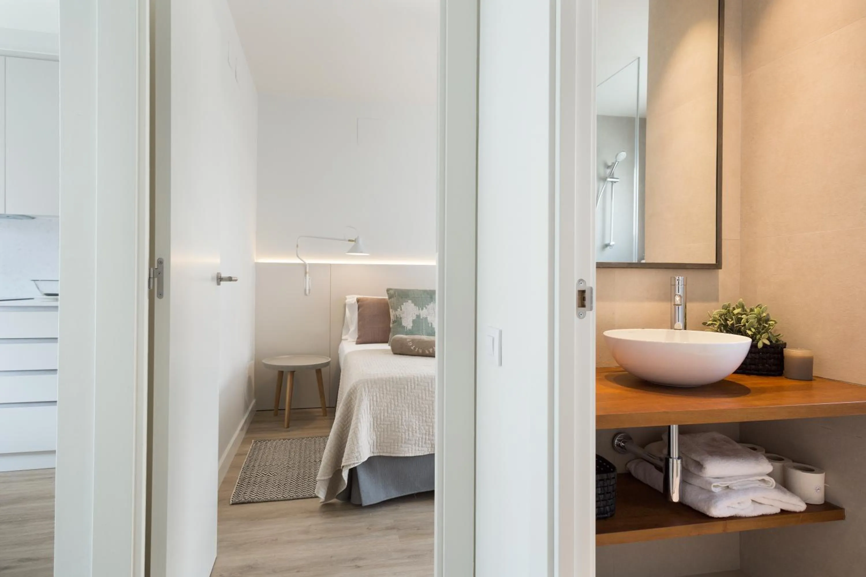 Decorative detail, Bed in Sitges Group Calm Beach