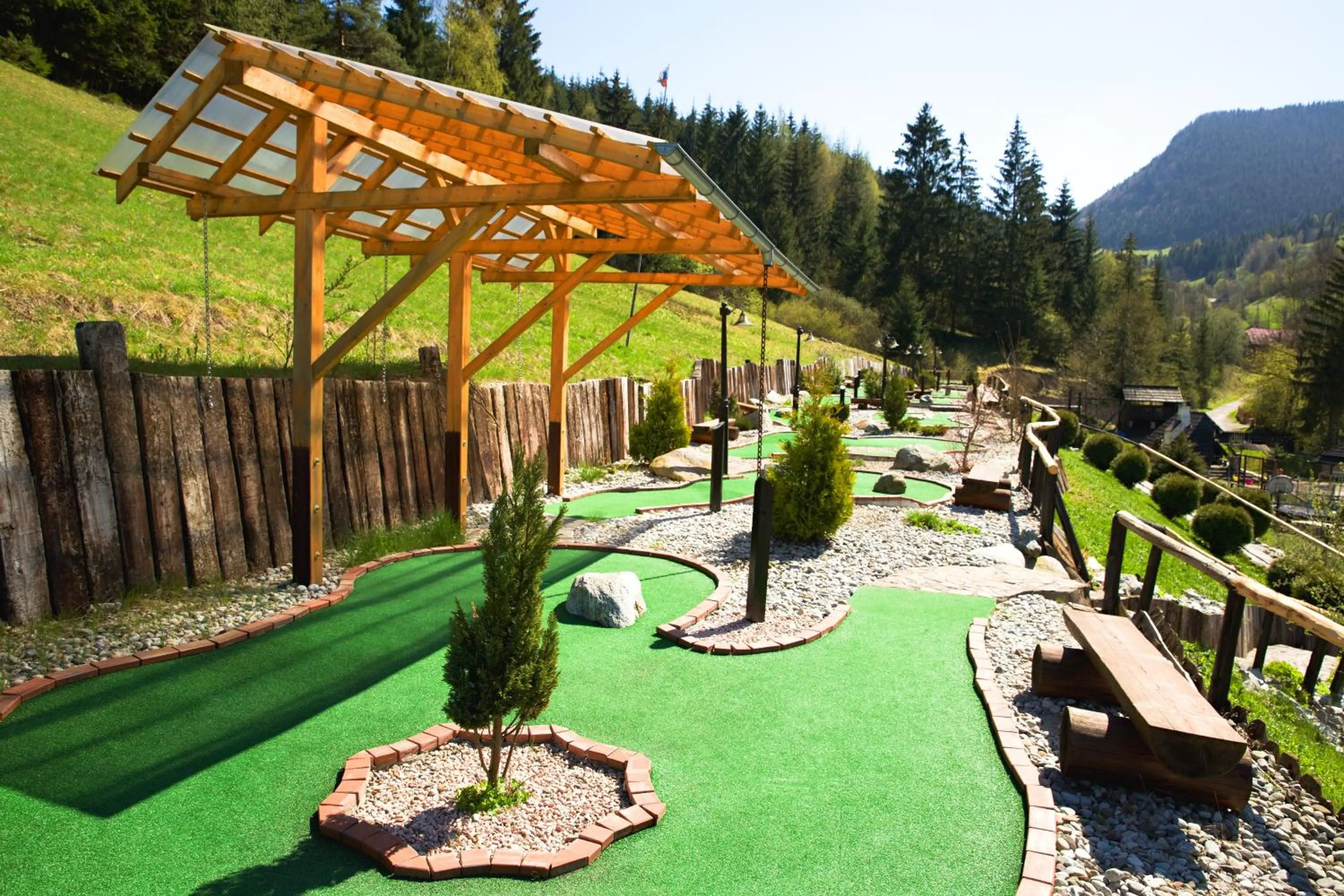 Natural landscape in Wellness rezort Jánošíkov dvor