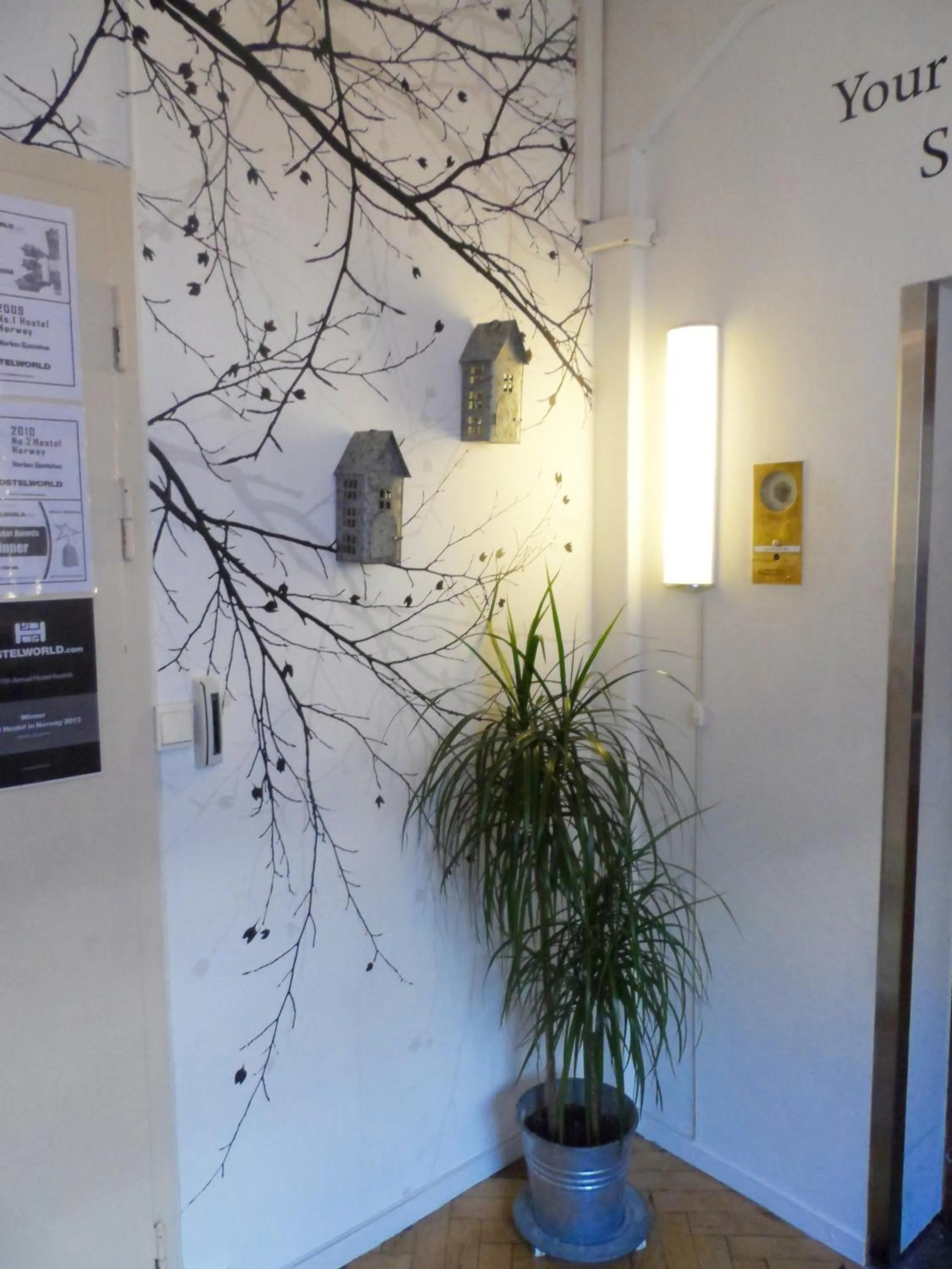 Lobby or reception in City Hostel Bergen