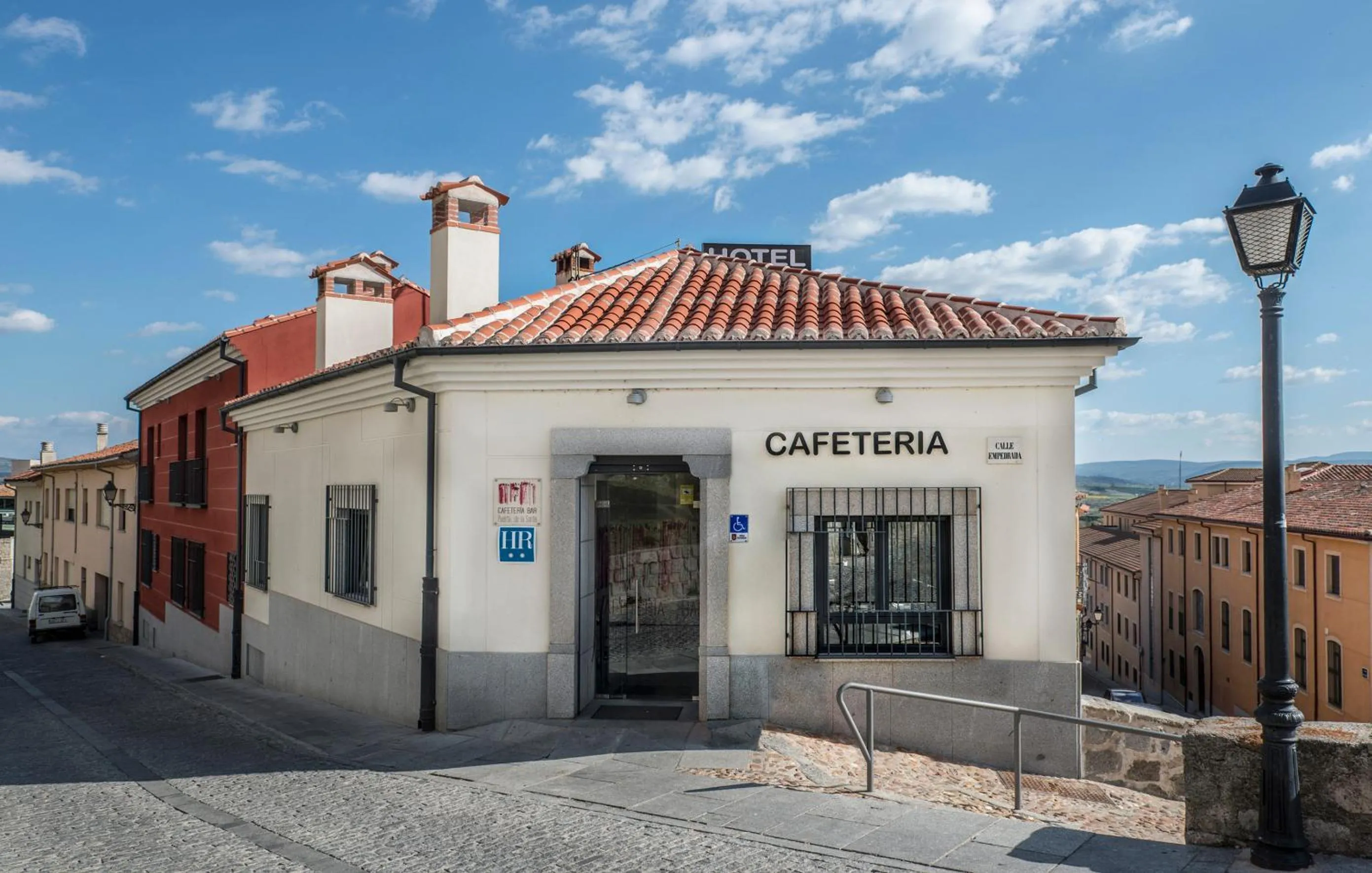 Facade/entrance in Hotel Puerta de la Santa