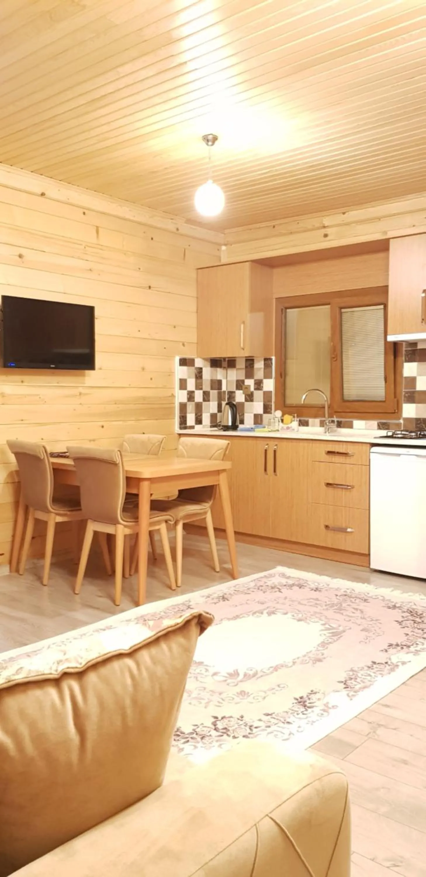 Kitchen or kitchenette in Derepark Apart