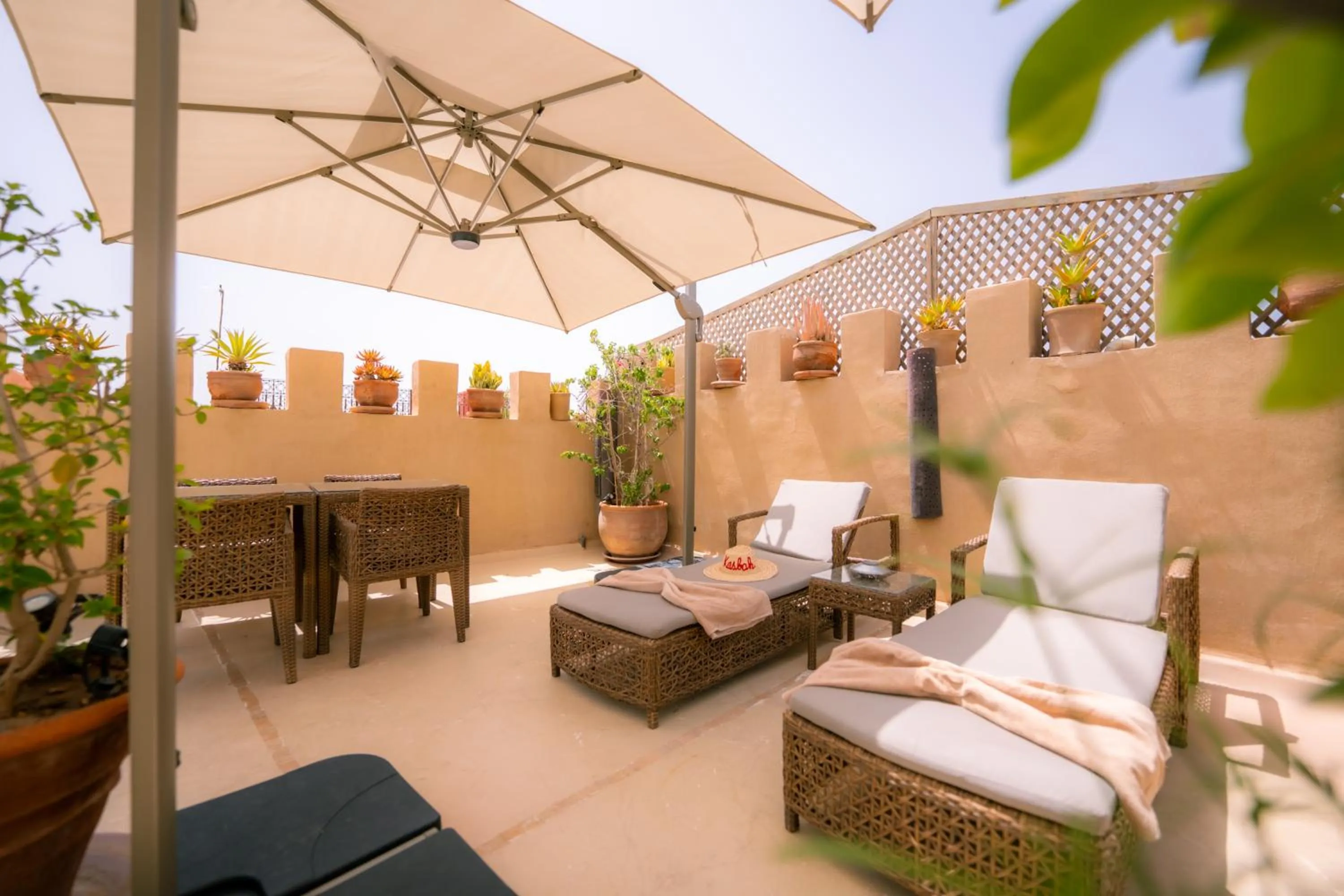 Patio in Riad Dar Massai