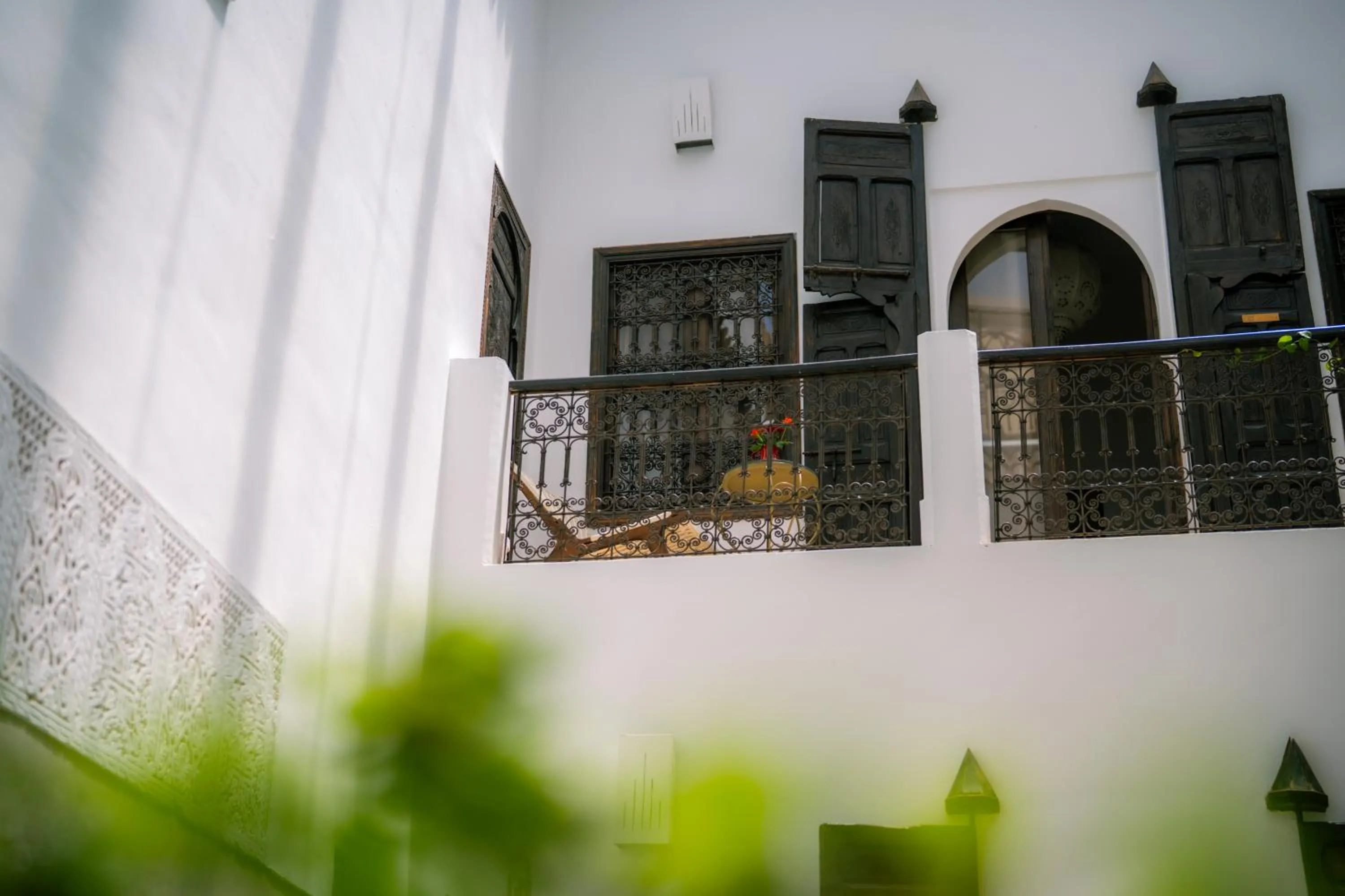 Decorative detail in Riad Dar Massai