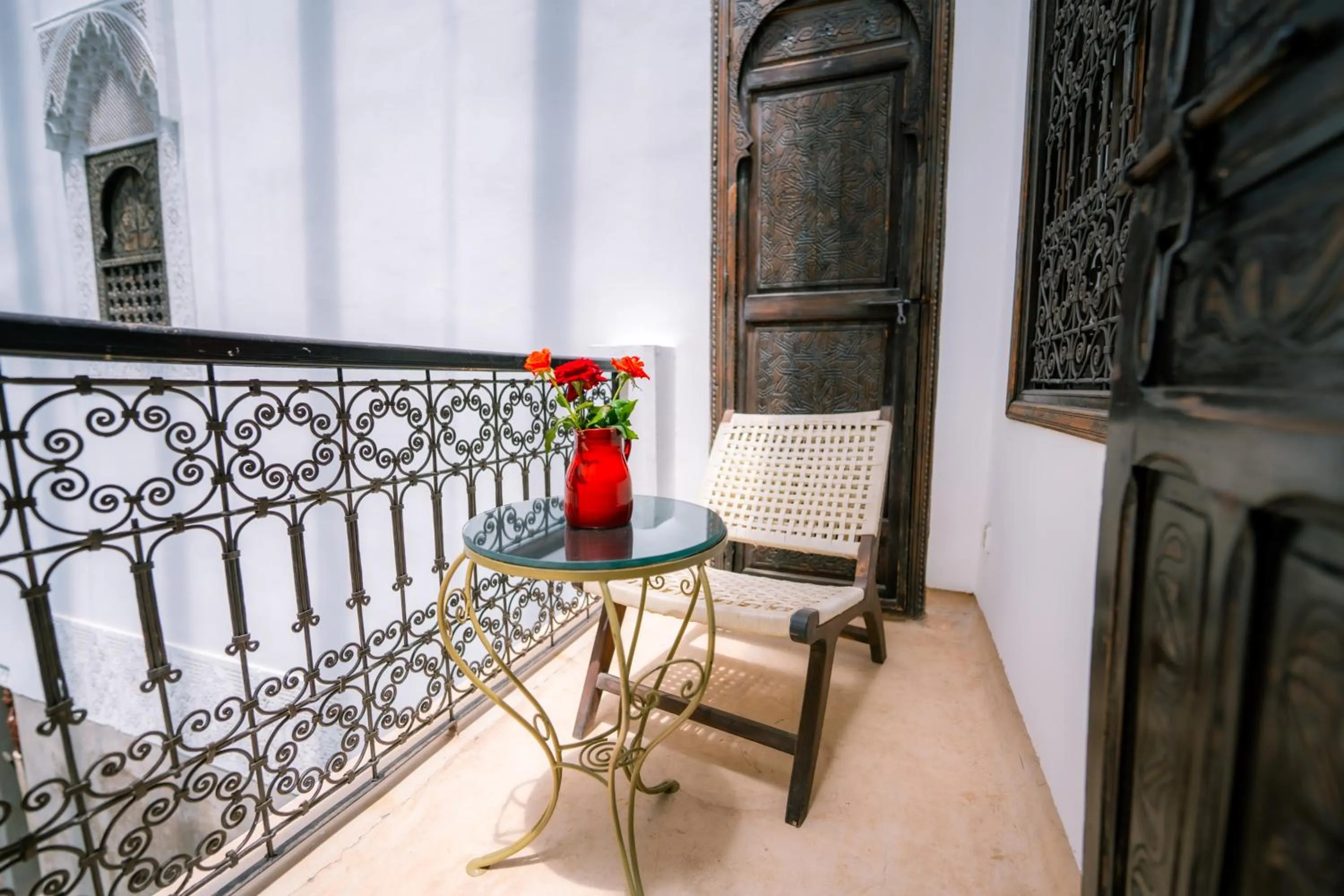 Decorative detail in Riad Dar Massai