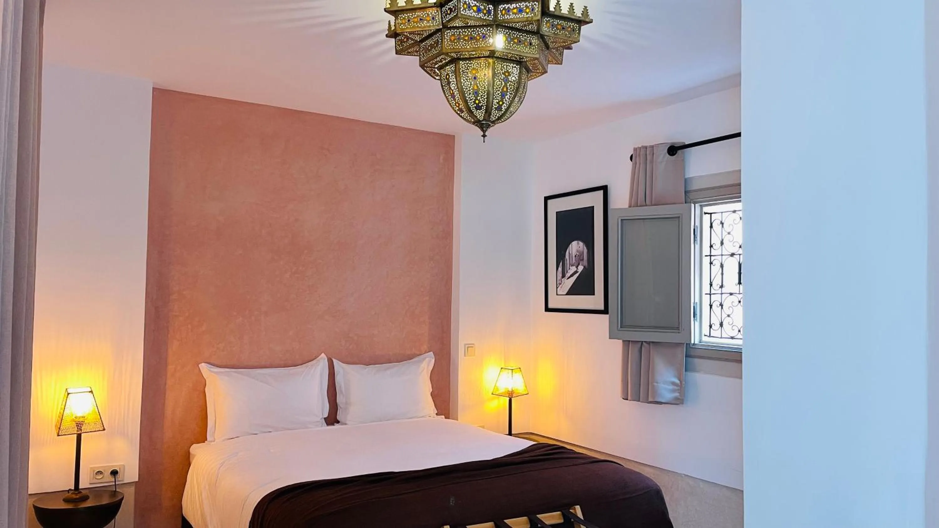 Bed in Riad Dar Massai