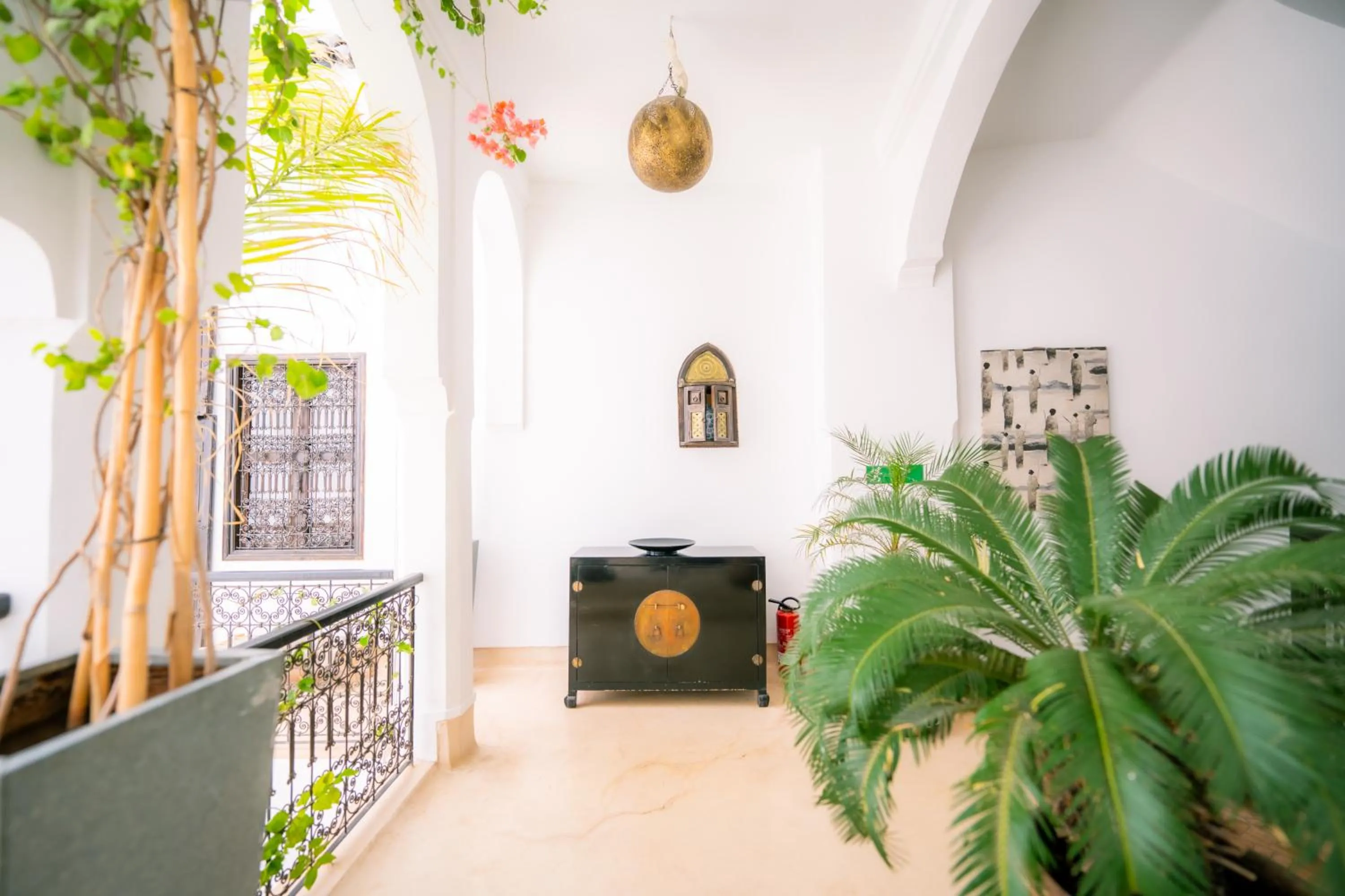 Decorative detail in Riad Dar Massai