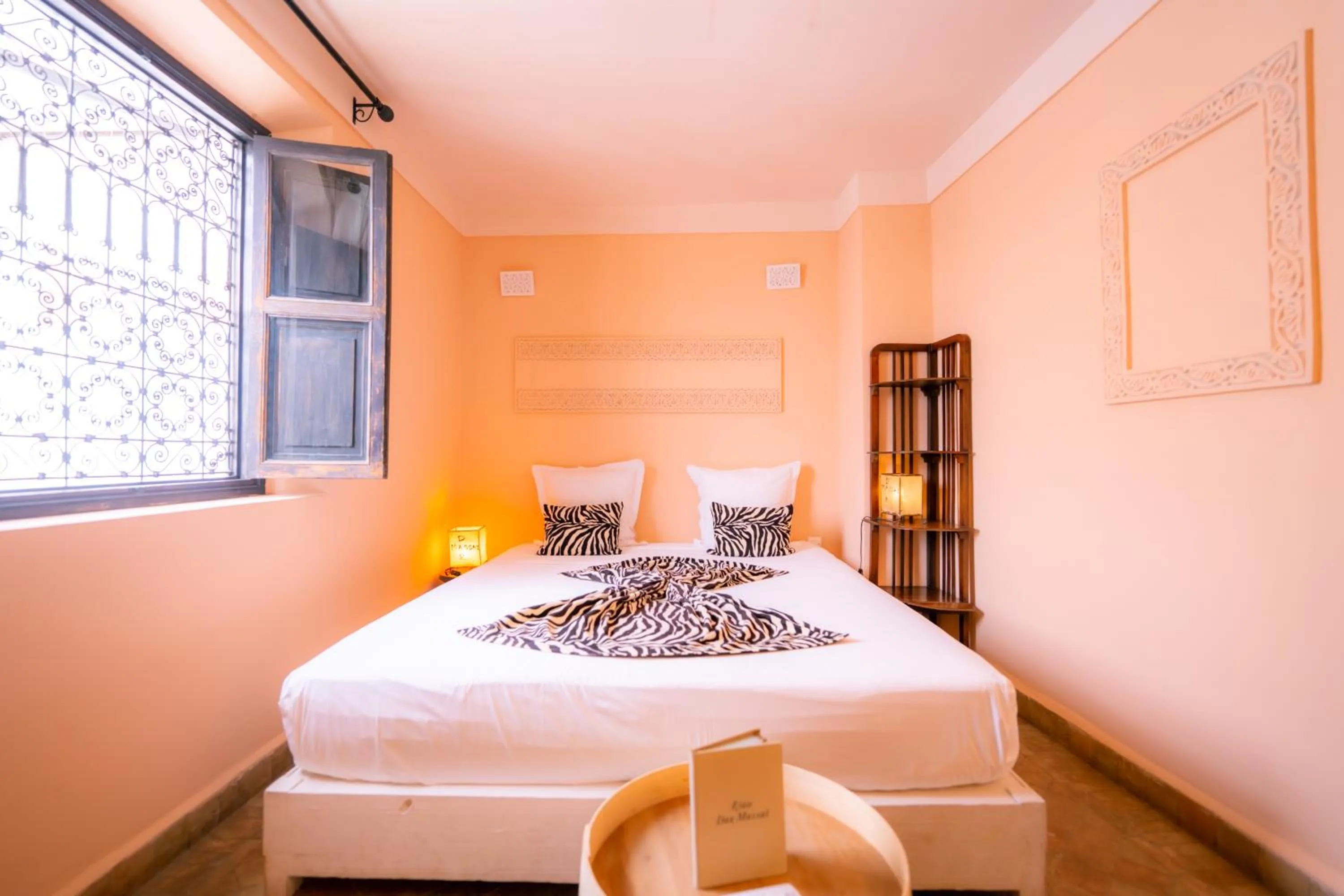 Bed in Riad Dar Massai