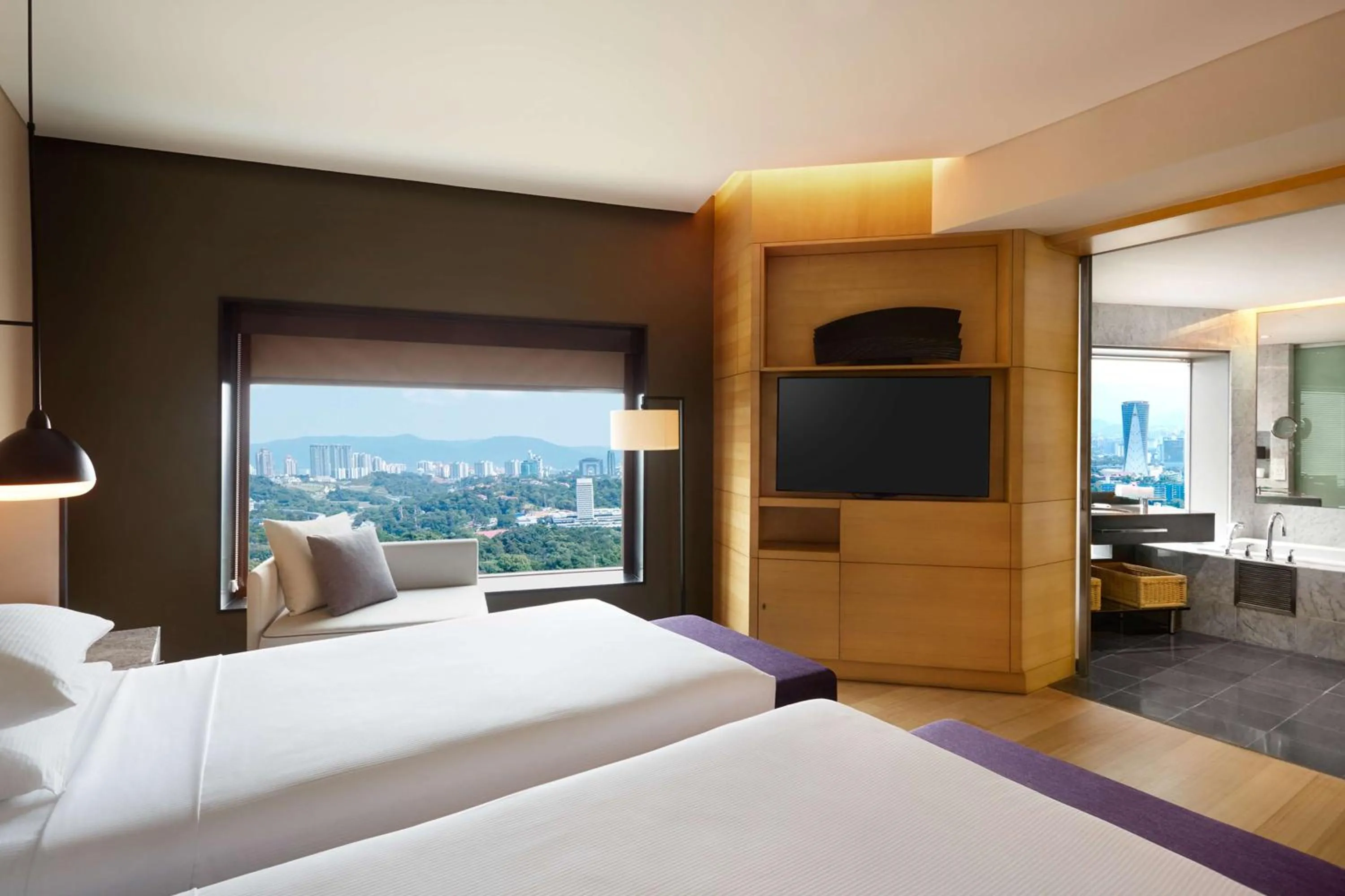 Bed in Hilton Kuala Lumpur