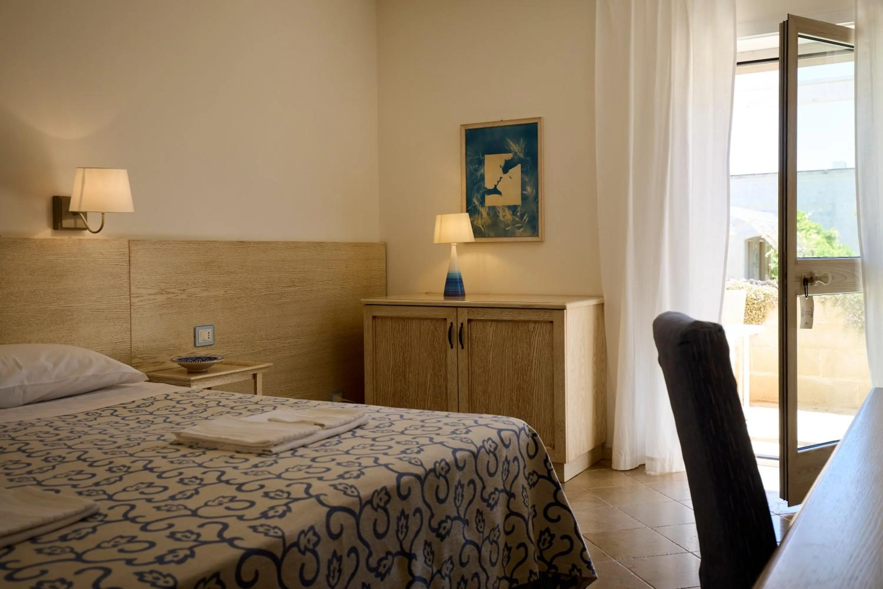 Bed in Masseria Torre Del Diamante