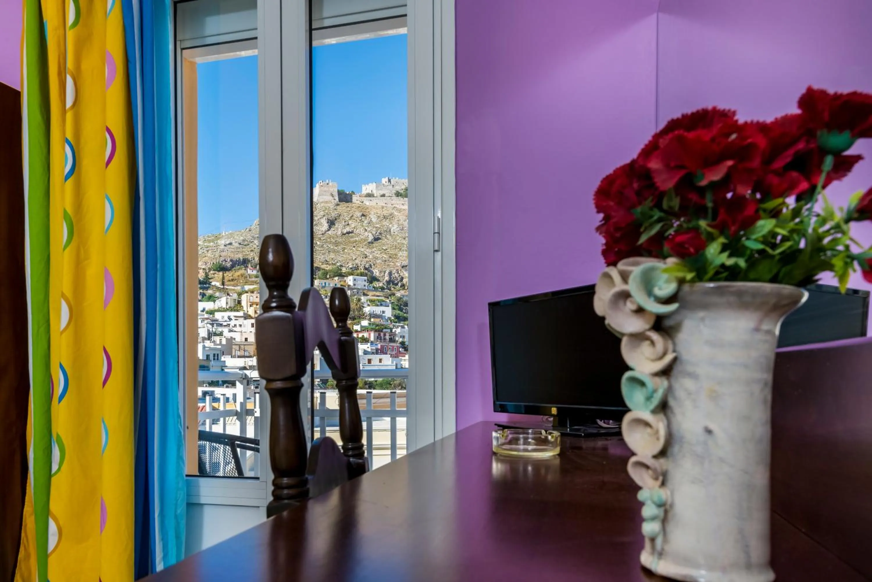 Decorative detail in Elefteria Hotel