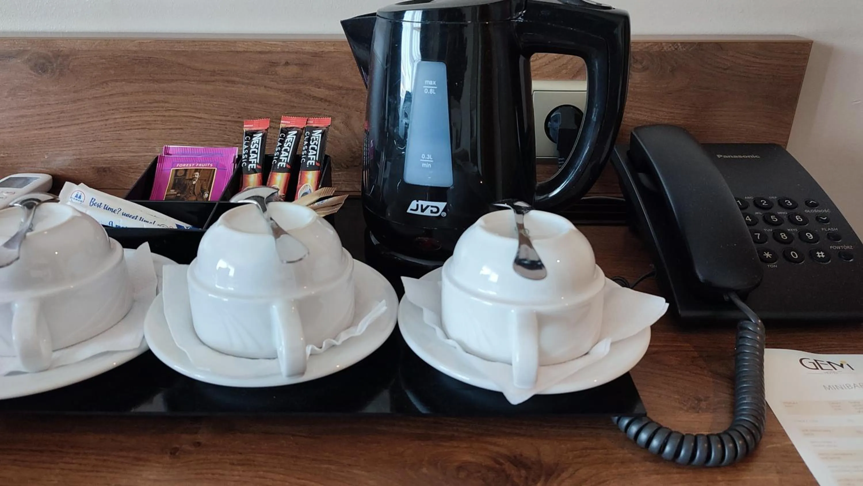 Coffee/tea facilities in Hotel Gem