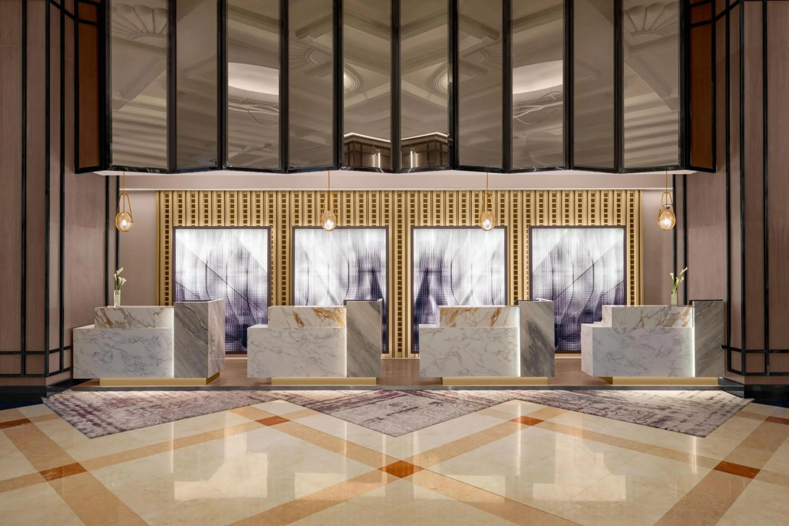 Lobby or reception in Putrajaya Marriott Hotel