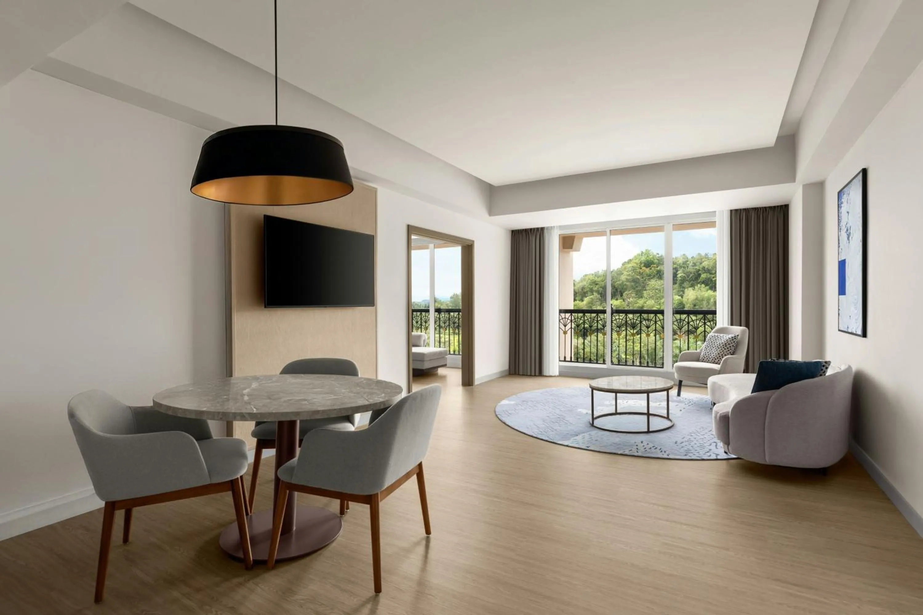 Living room in Putrajaya Marriott Hotel