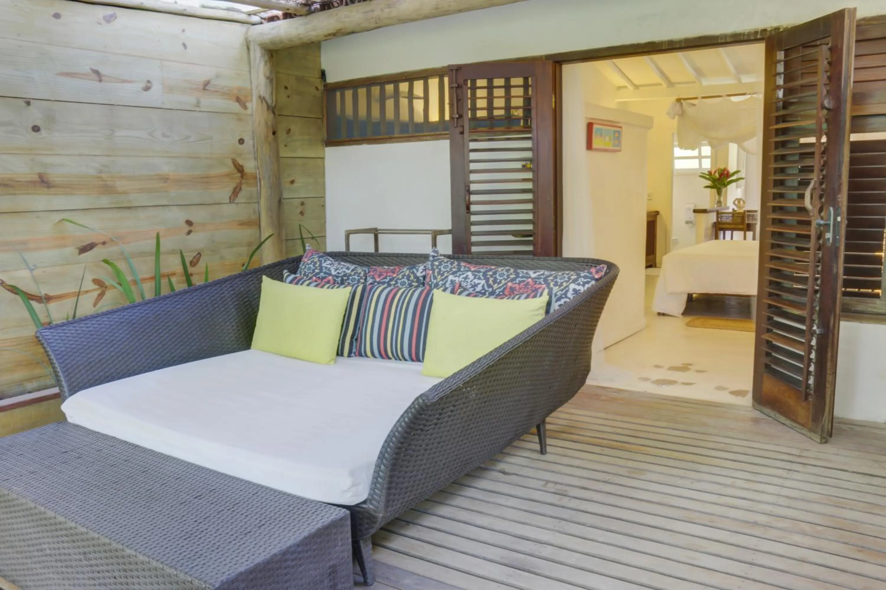 Balcony/Terrace in Pousada Calypso