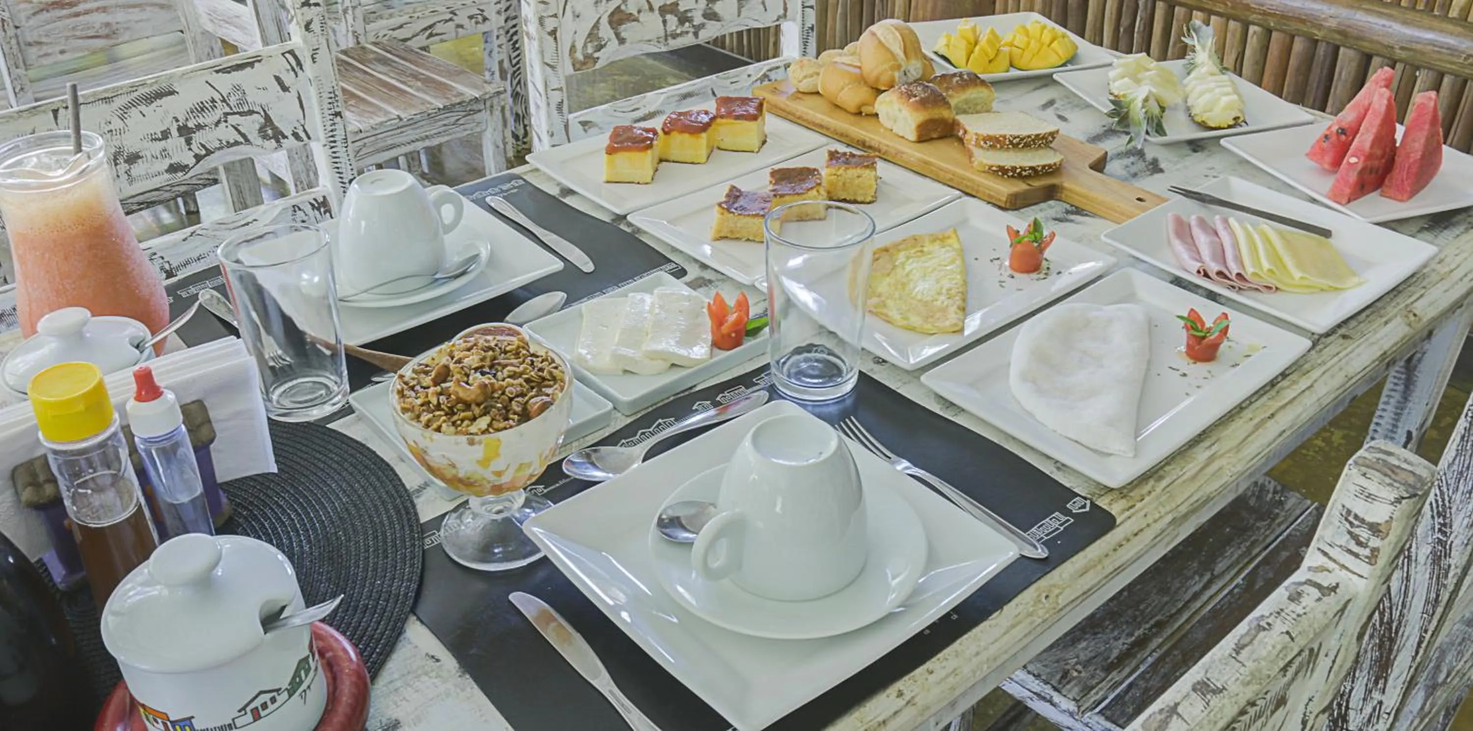 Breakfast in Pousada Calypso