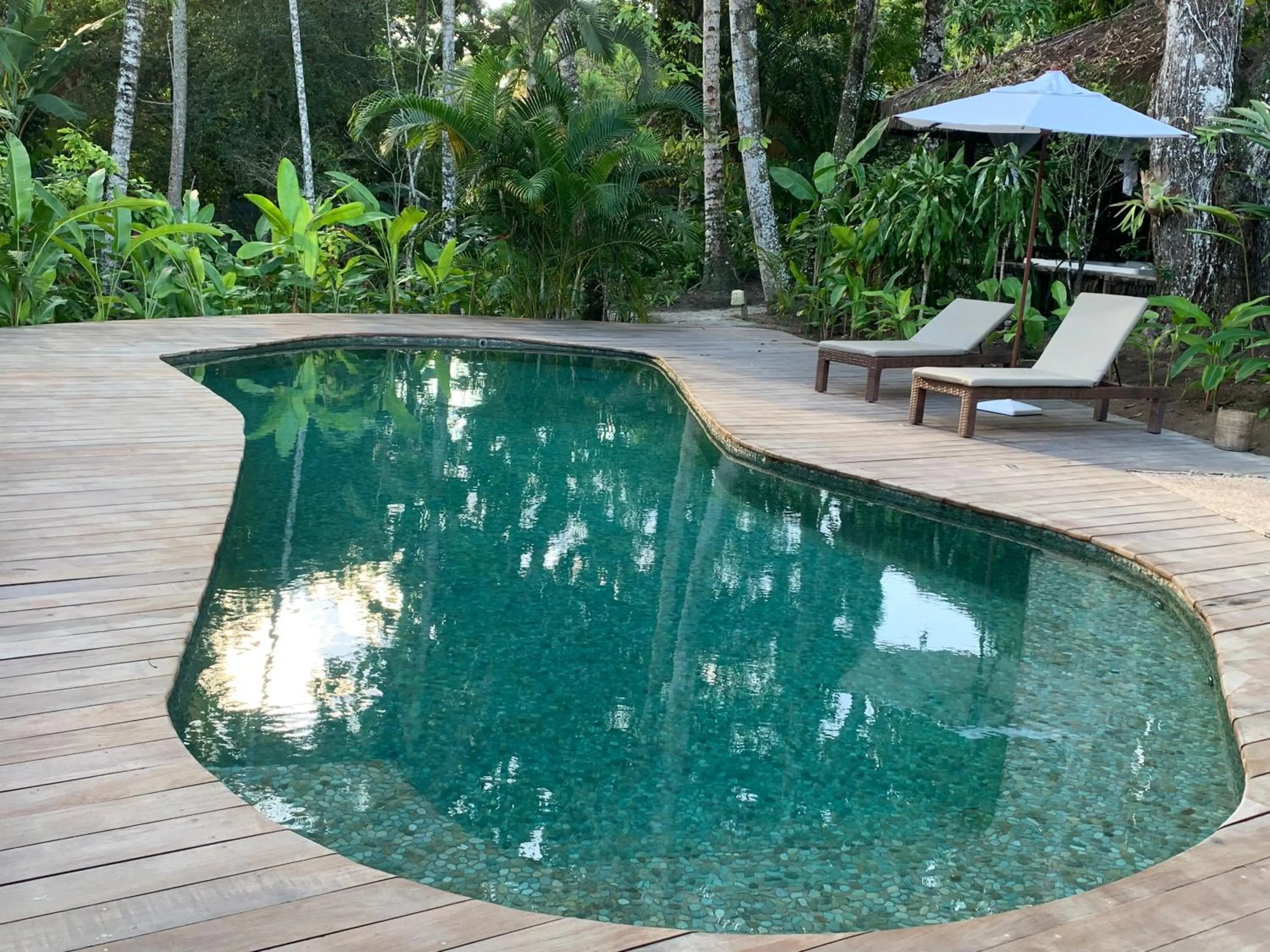 Swimming pool in Pousada Calypso