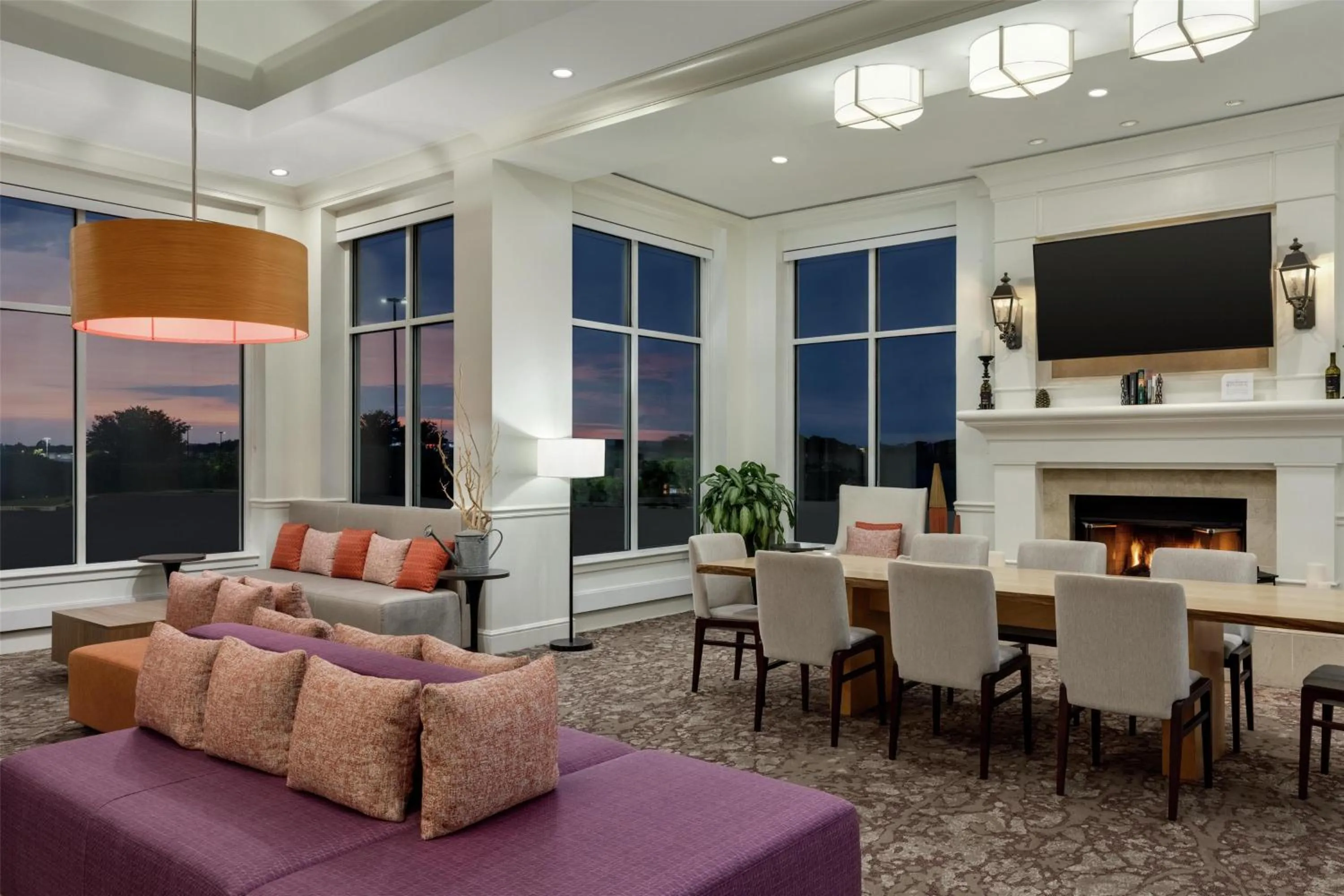 Lobby or reception in Hilton Garden Inn Allentown Bethlehem Airport