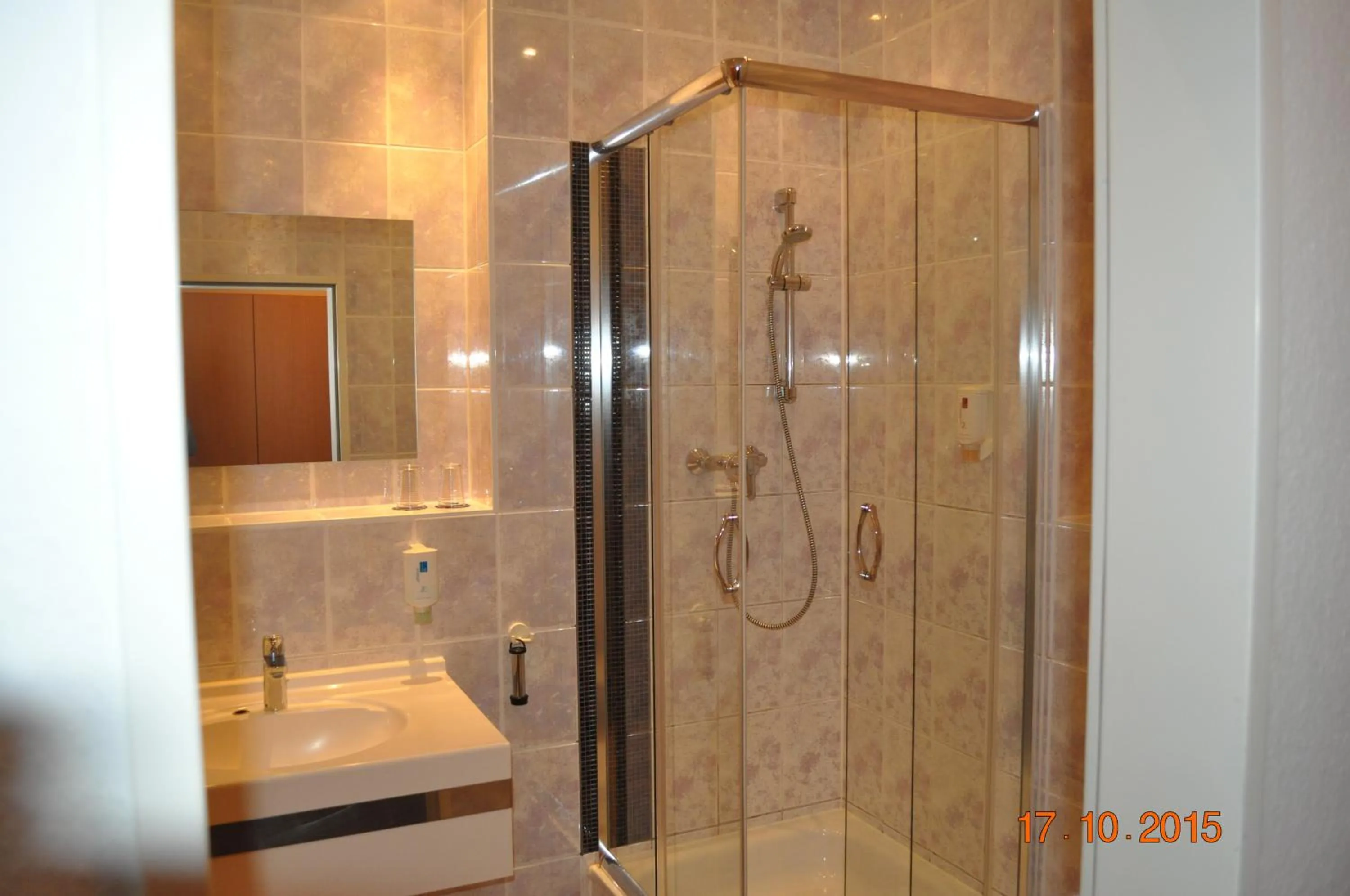 Shower in Turmhotel Schwedt