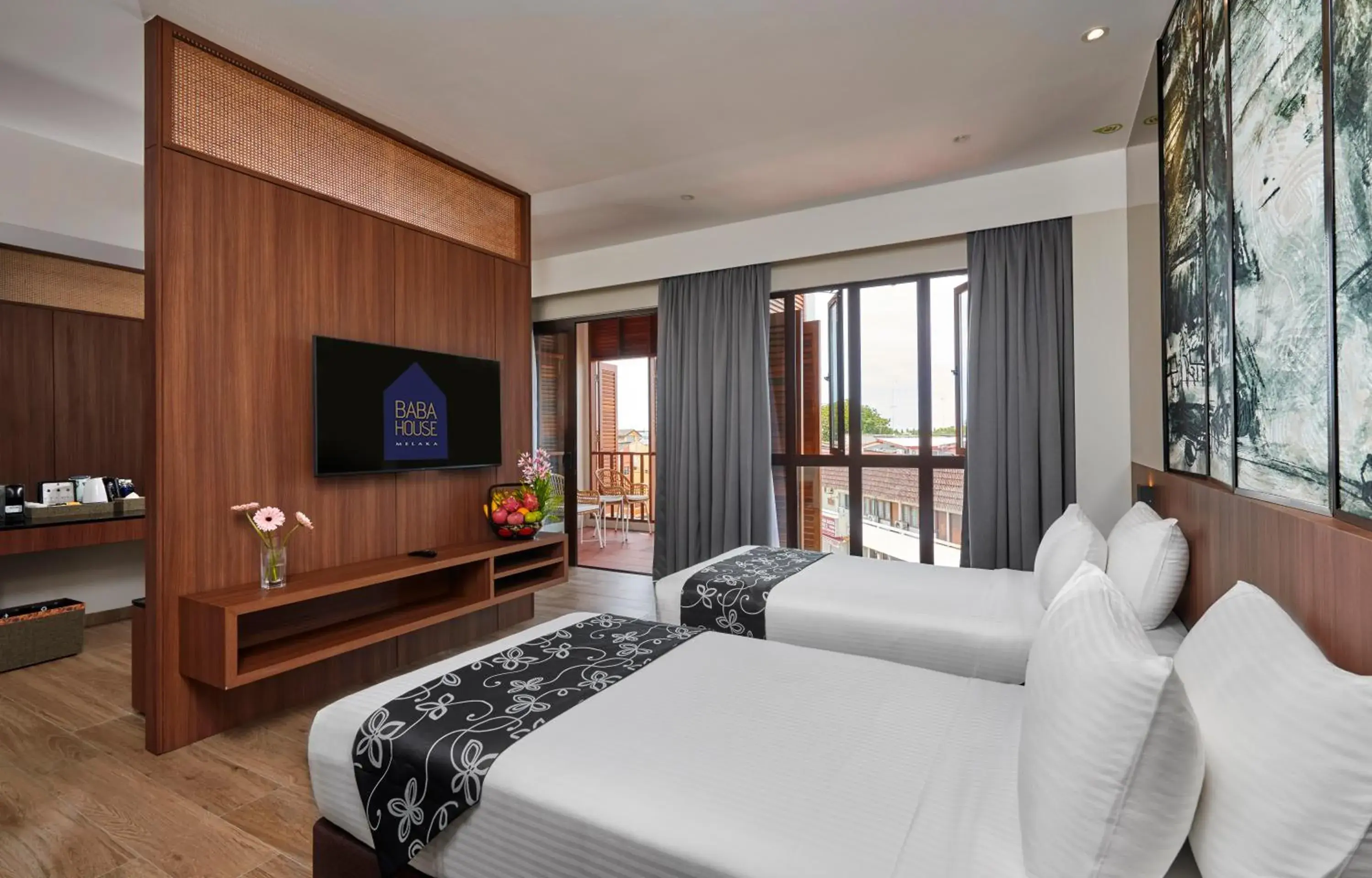 Property building, Bed in Baba House Melaka Property building, Bed in Baba House Melaka