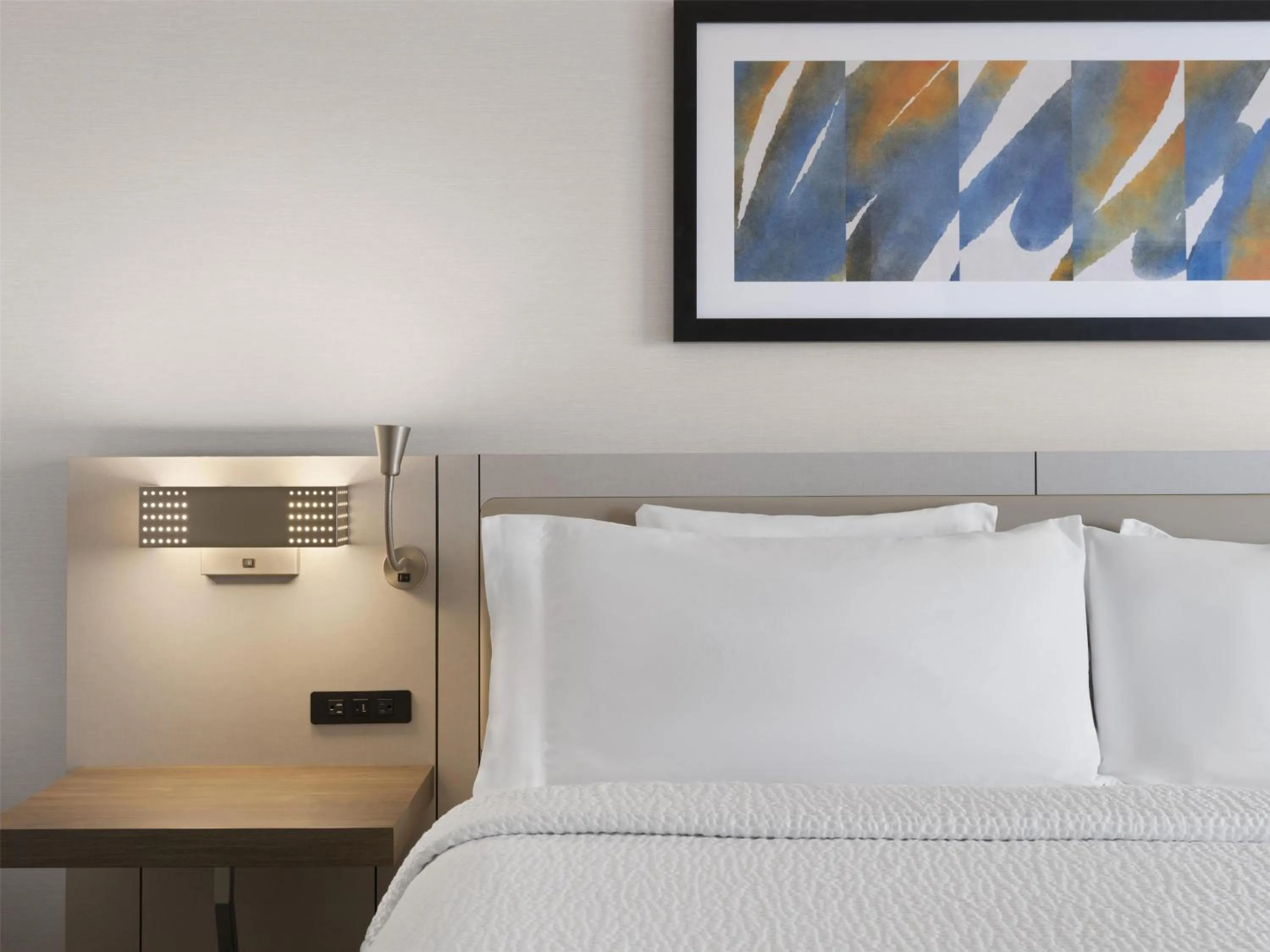 Bed in Hilton Garden Inn Albuquerque Airport