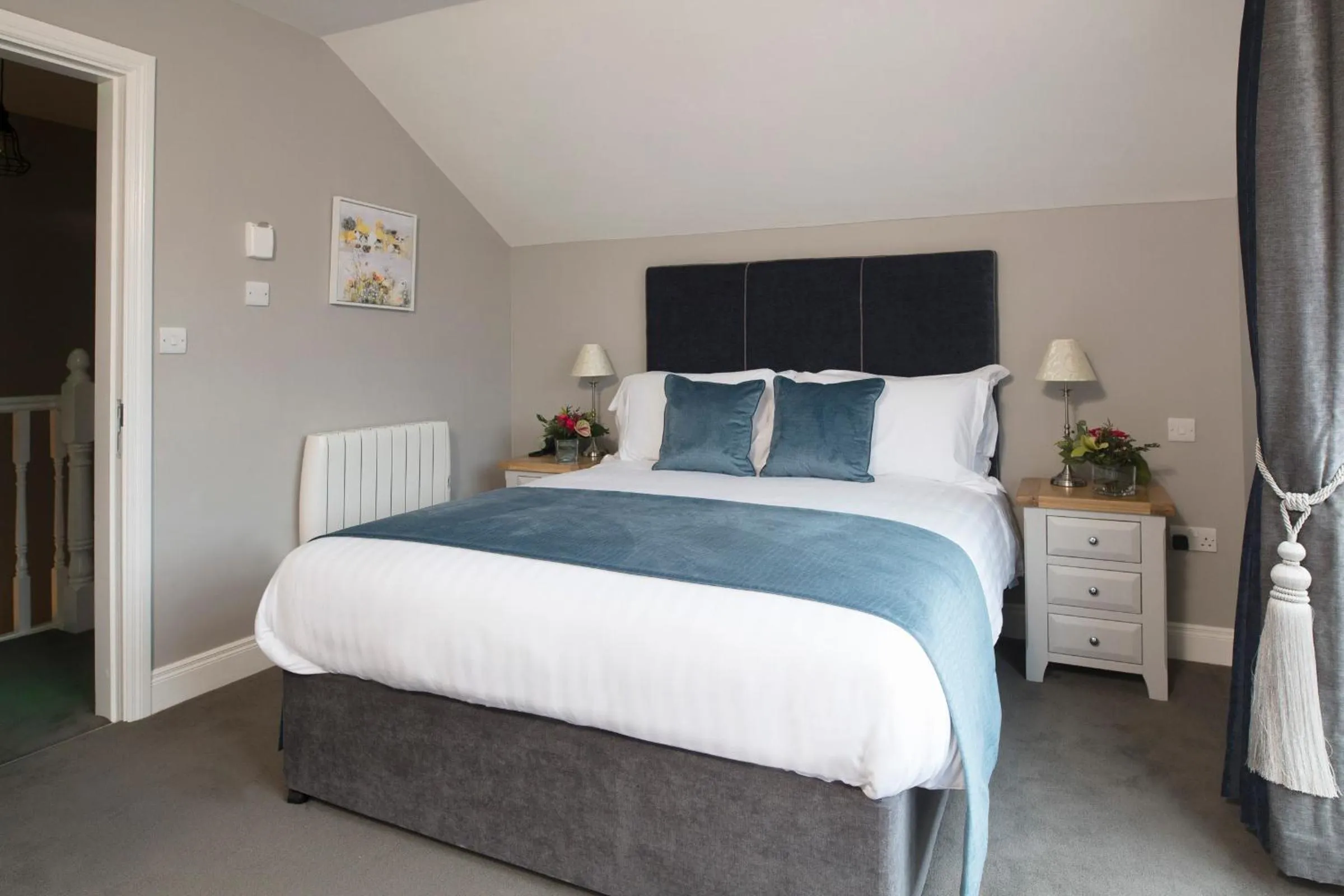 Bed in The Lodges at Kilkea Castle