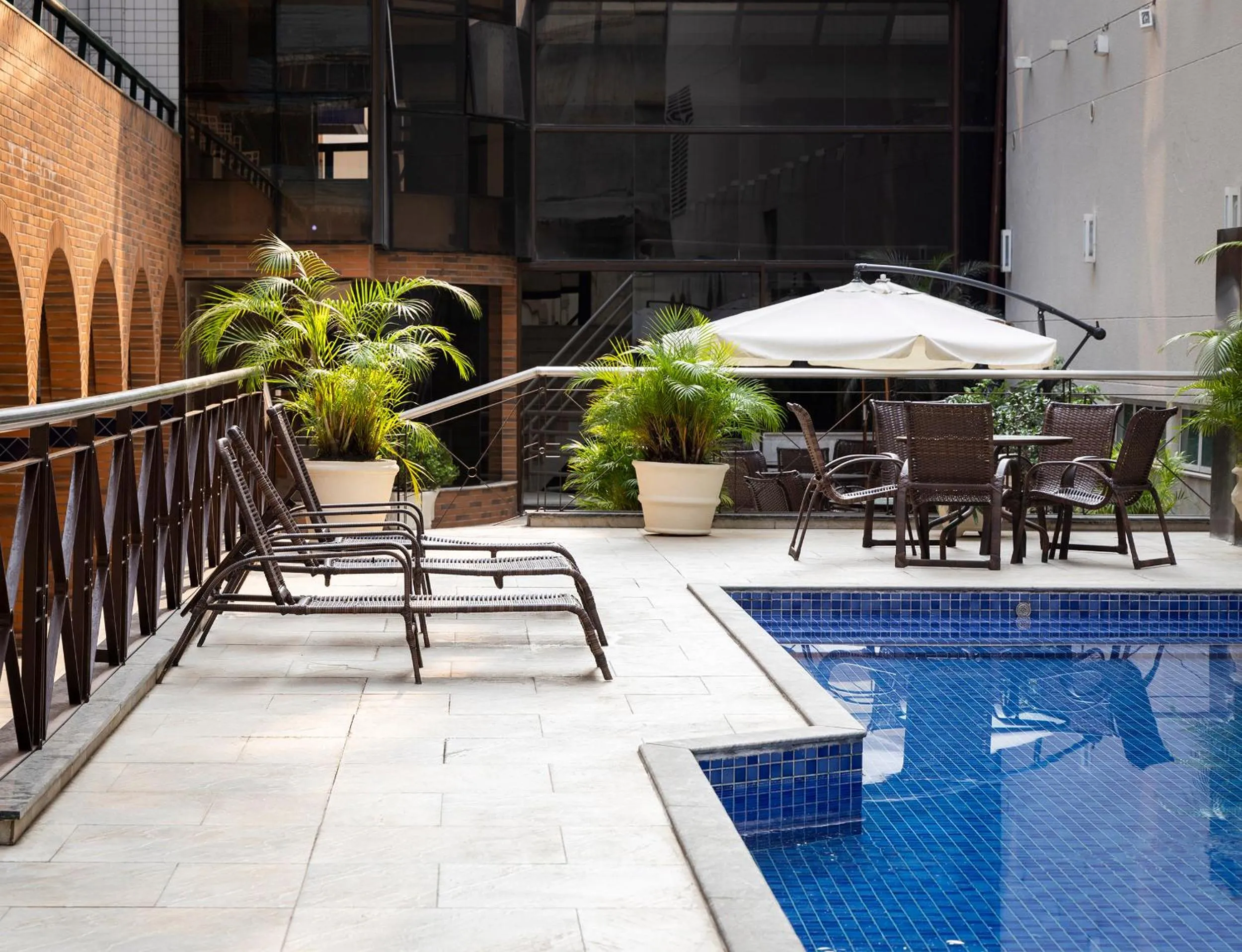 Swimming pool in HM Hotel