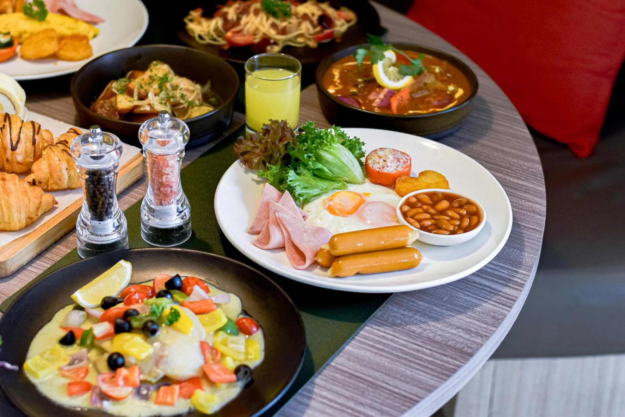 Breakfast in Hilton Garden Inn Bangkok Silom