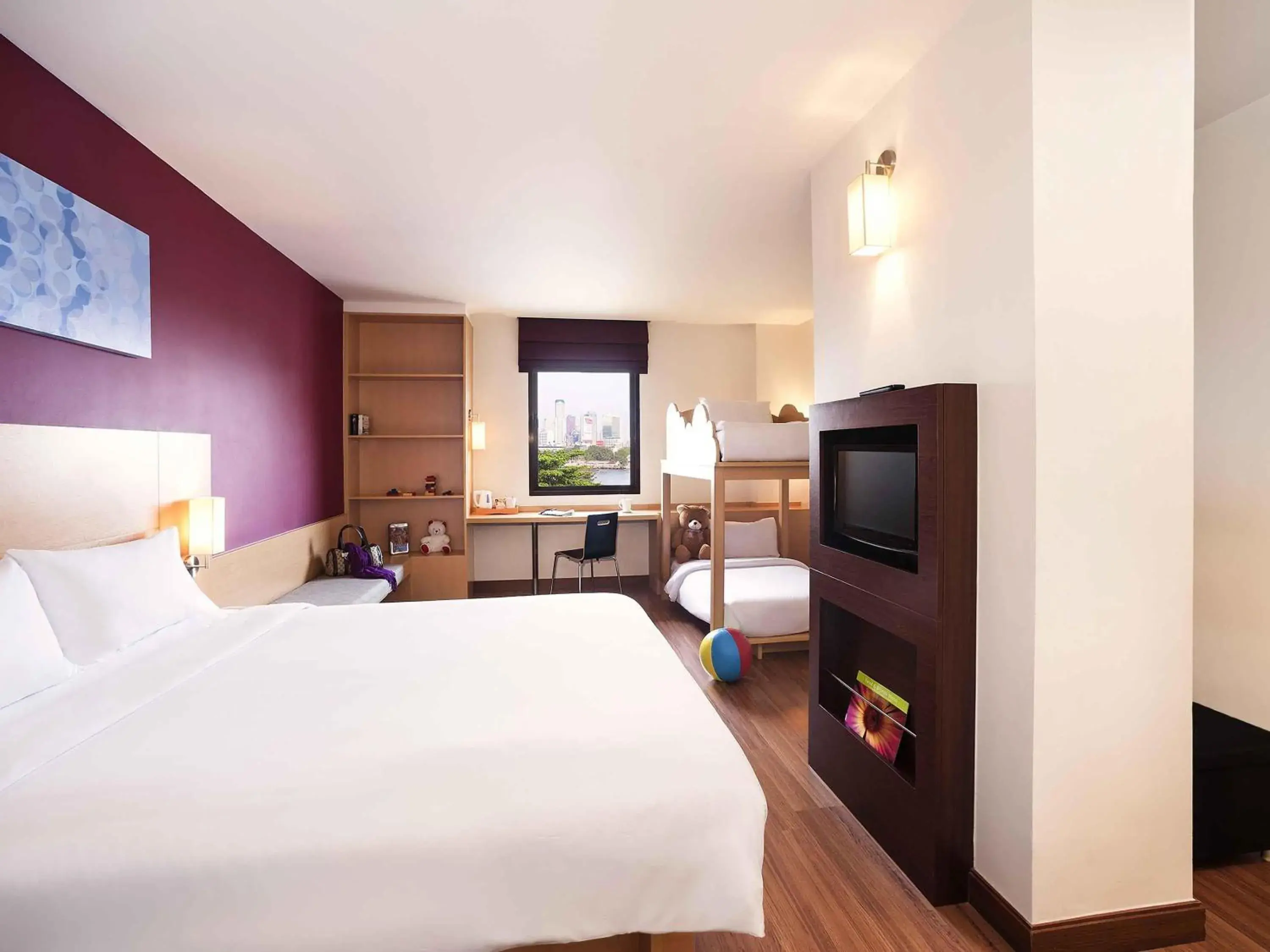 Bedroom, Bed in Ibis Bangkok Riverside Bedroom, Bed in Ibis Bangkok Riverside