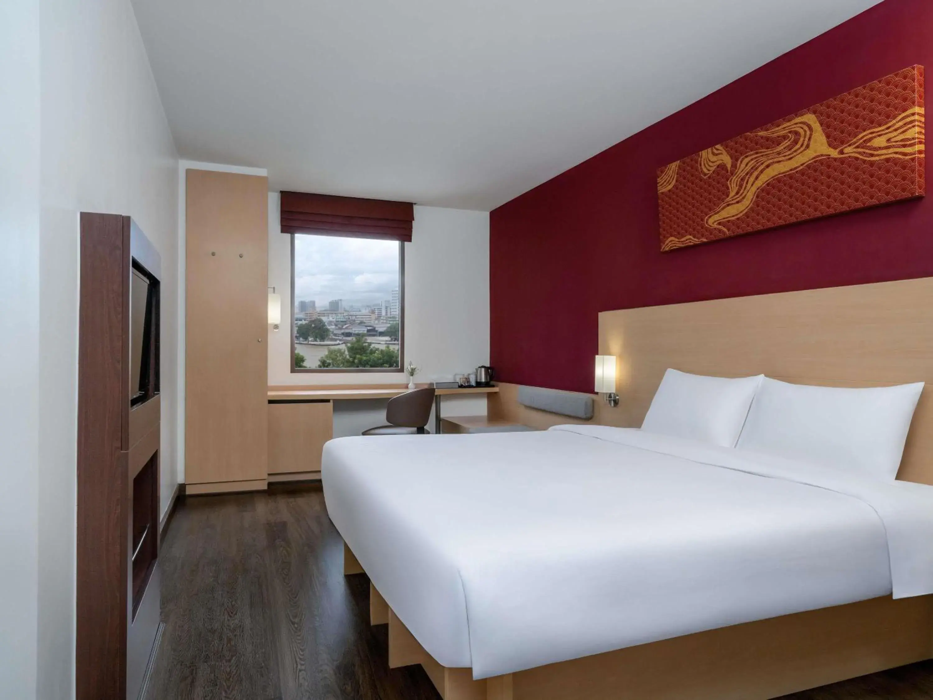 Bedroom, Bed in Ibis Bangkok Riverside Bedroom, Bed in Ibis Bangkok Riverside