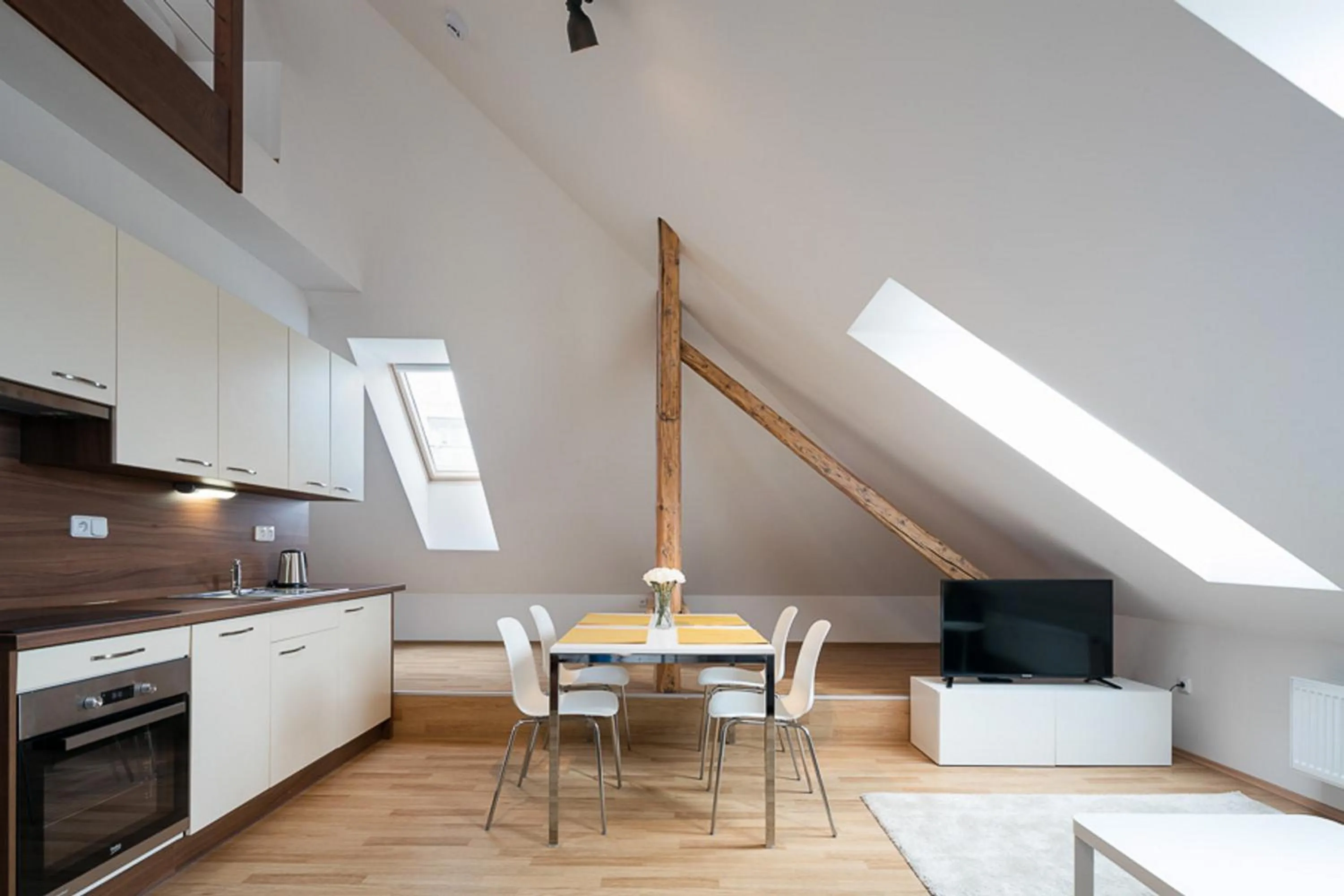 Living room in Pytloun Apartments Liberec