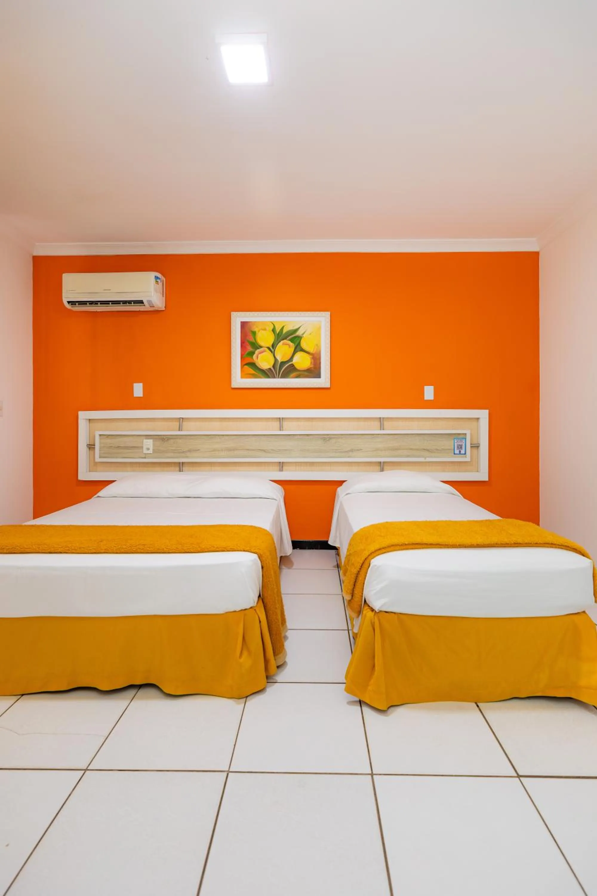 Bed in Hotel Adriattico