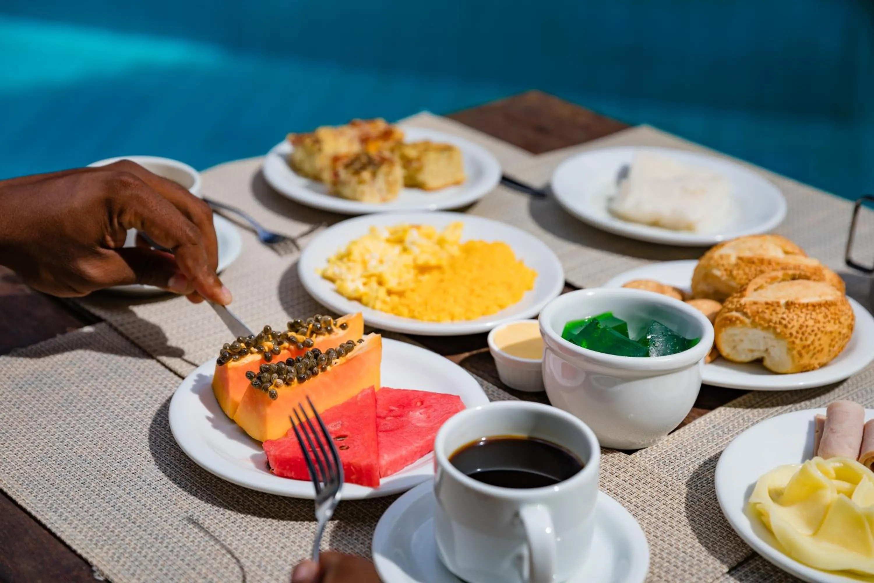 Breakfast in Hotel Adriattico