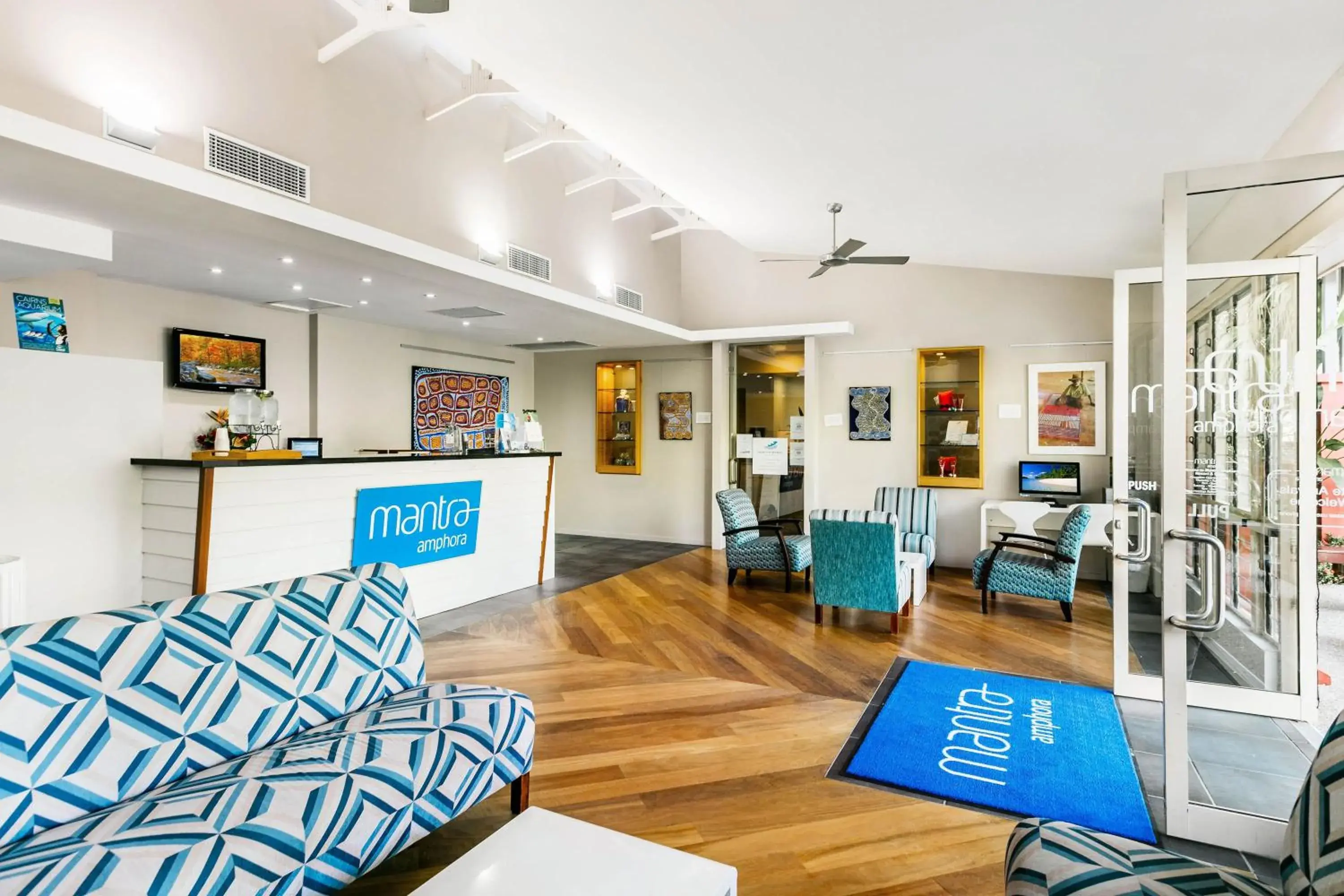 Lobby or reception in Mantra Amphora Lobby or reception in Mantra Amphora