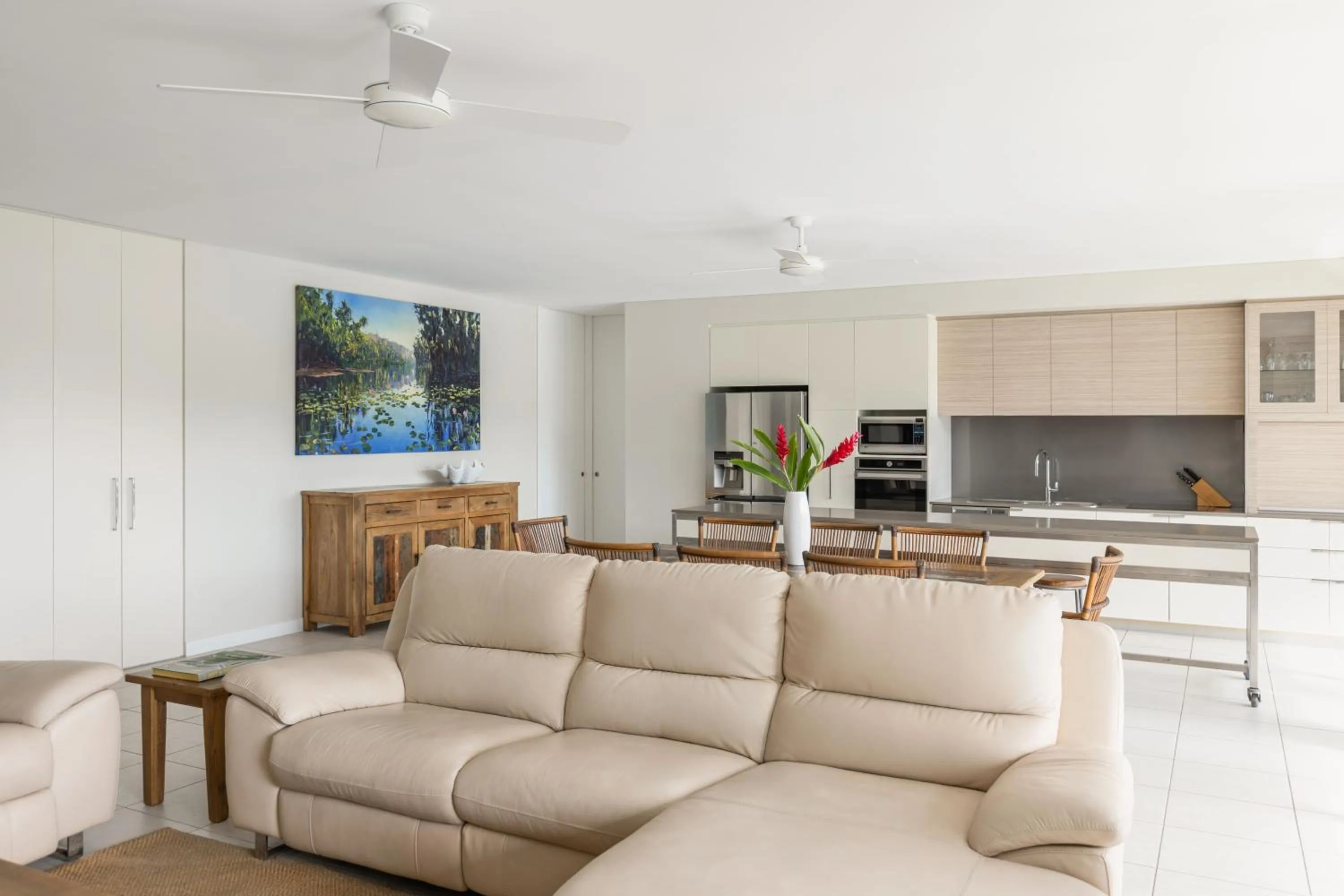 Living room in Peppers Blue on Blue