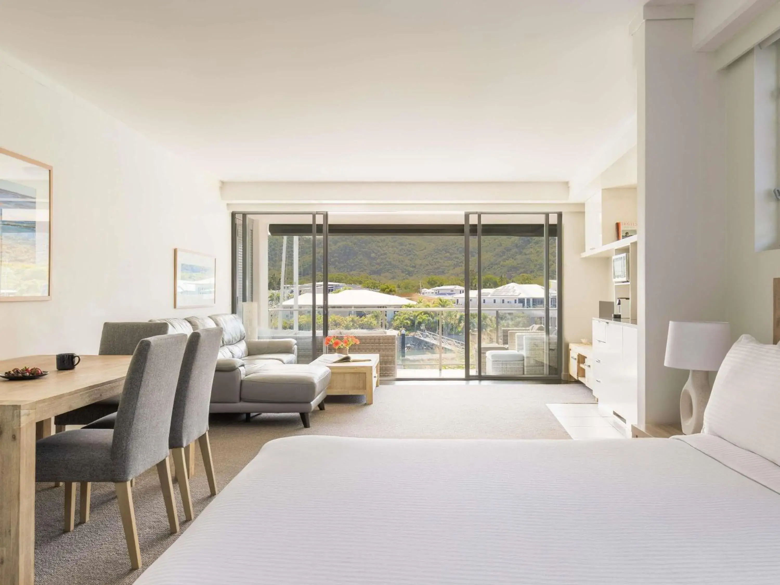 Bedroom, Bed in Peppers Blue on Blue Bedroom, Bed in Peppers Blue on Blue