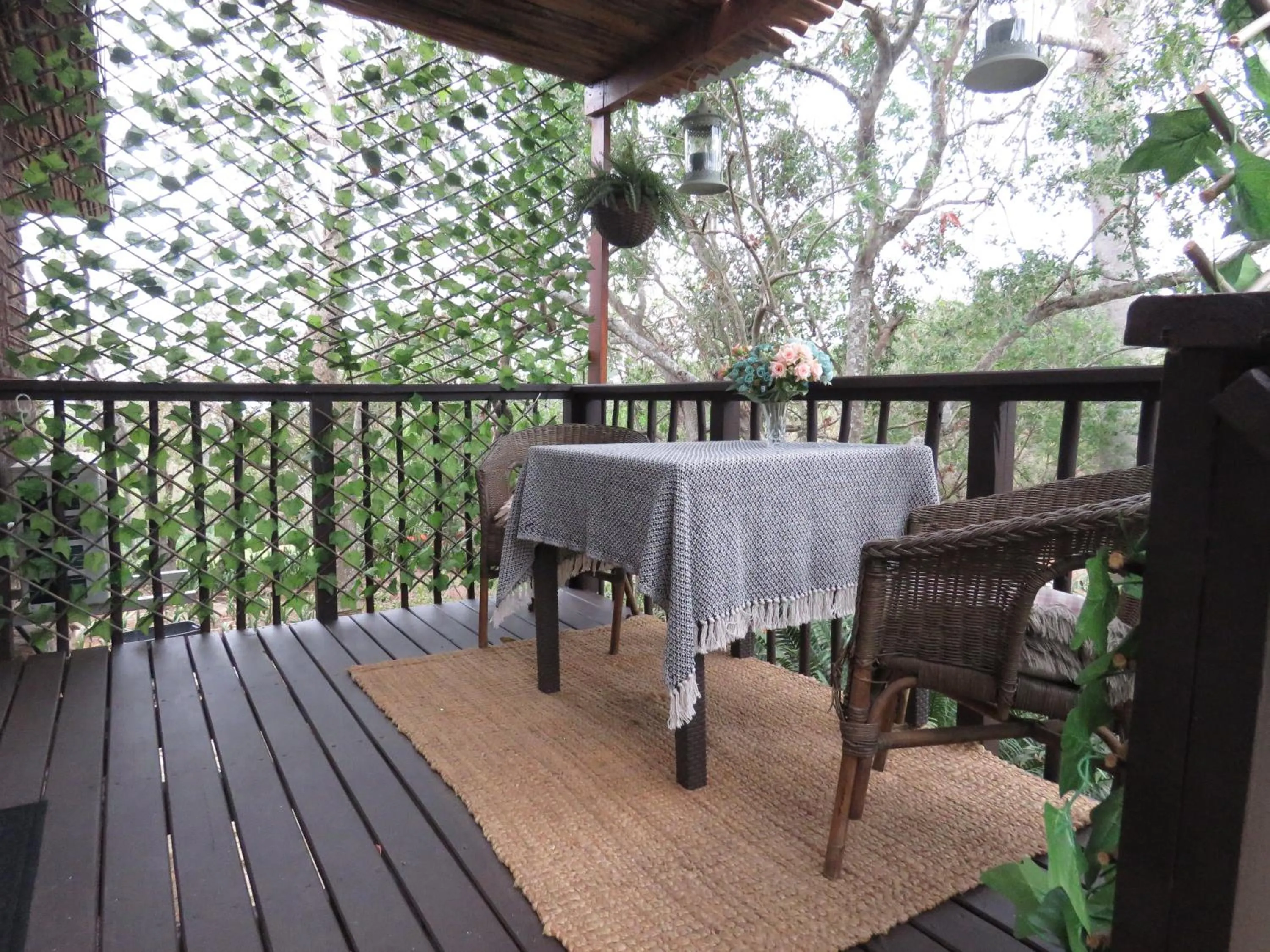 Patio in Nightjar Guest Lodge