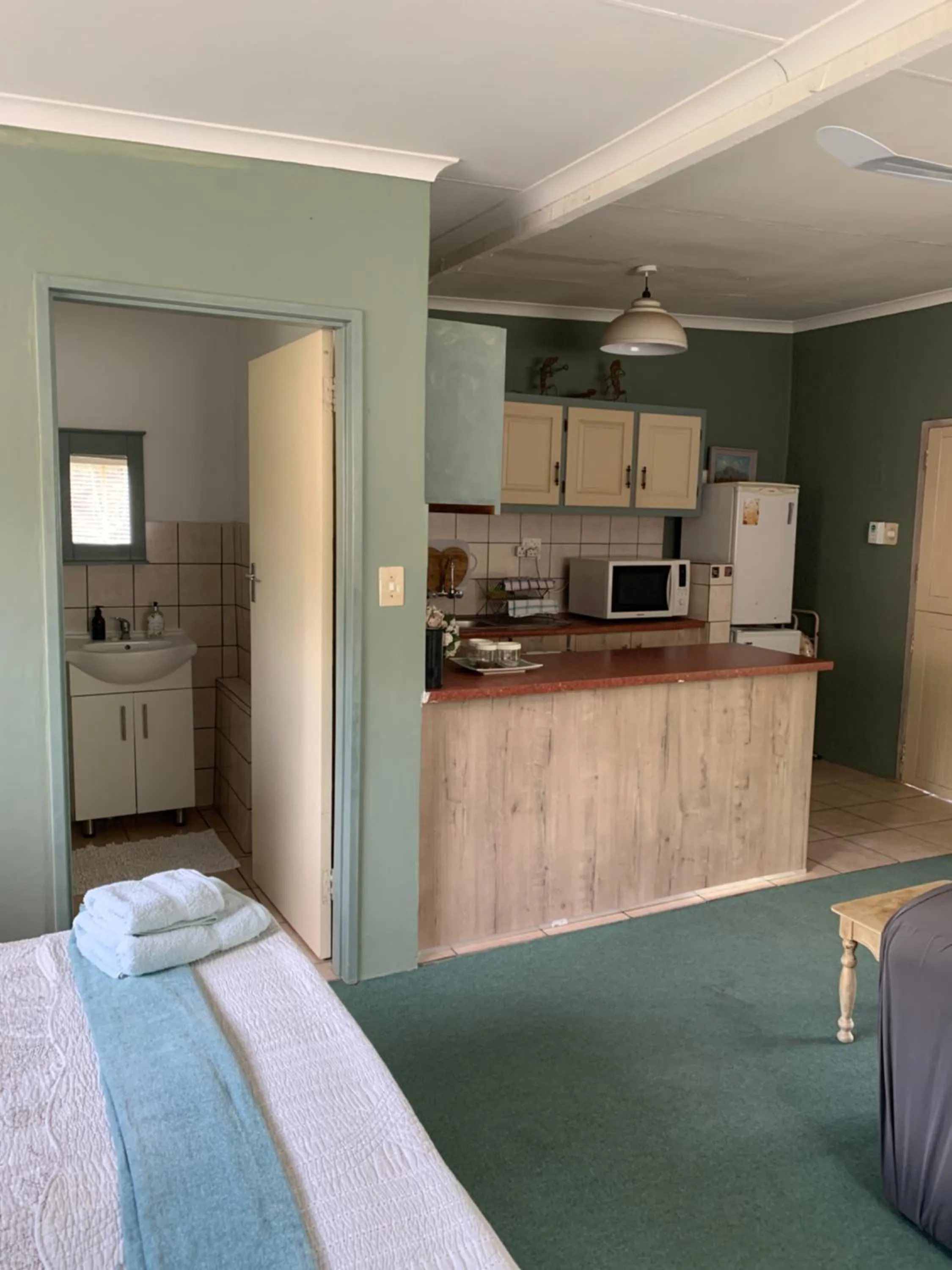 Kitchen or kitchenette in Nightjar Guest Lodge