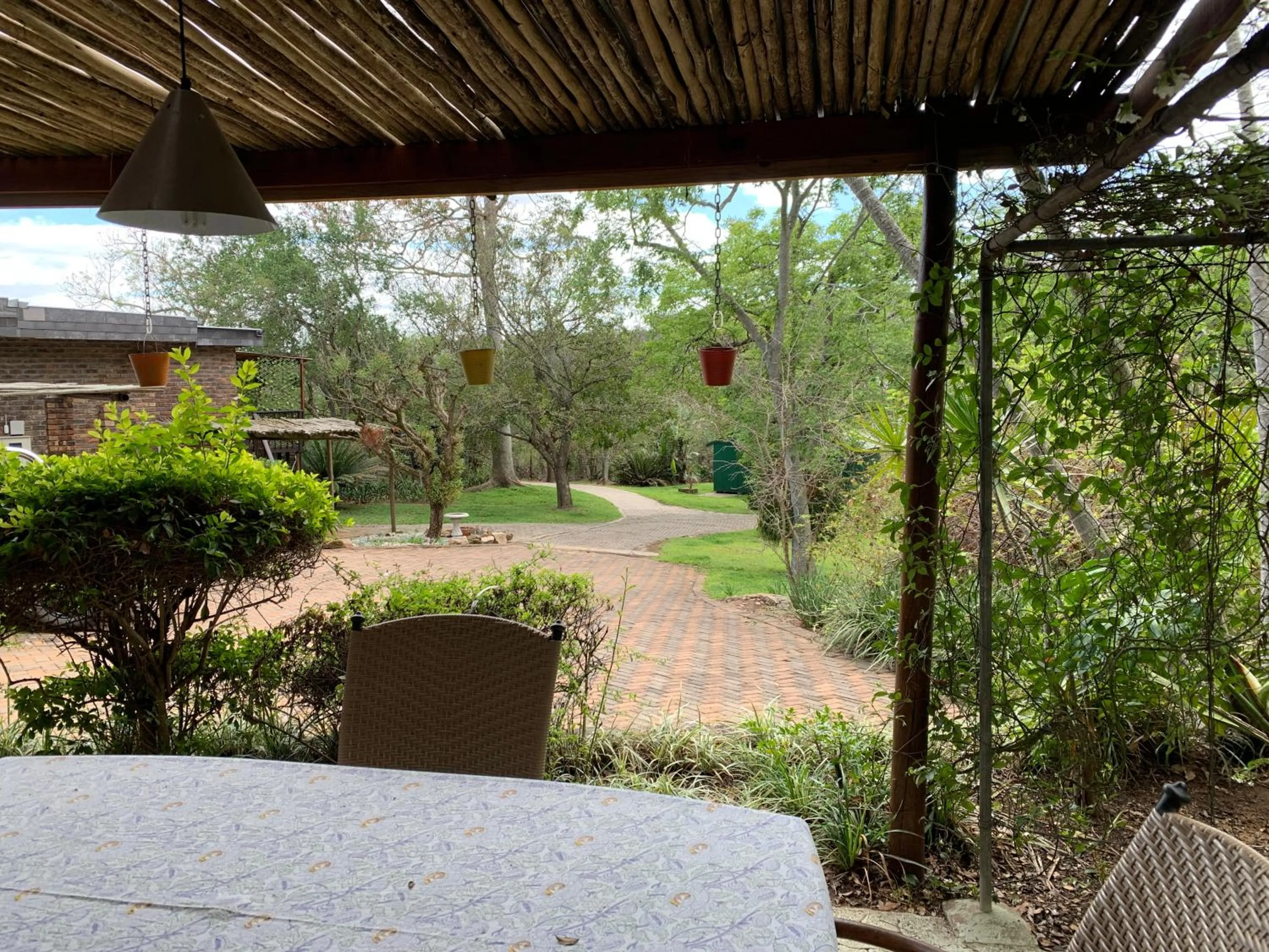 Patio in Nightjar Guest Lodge
