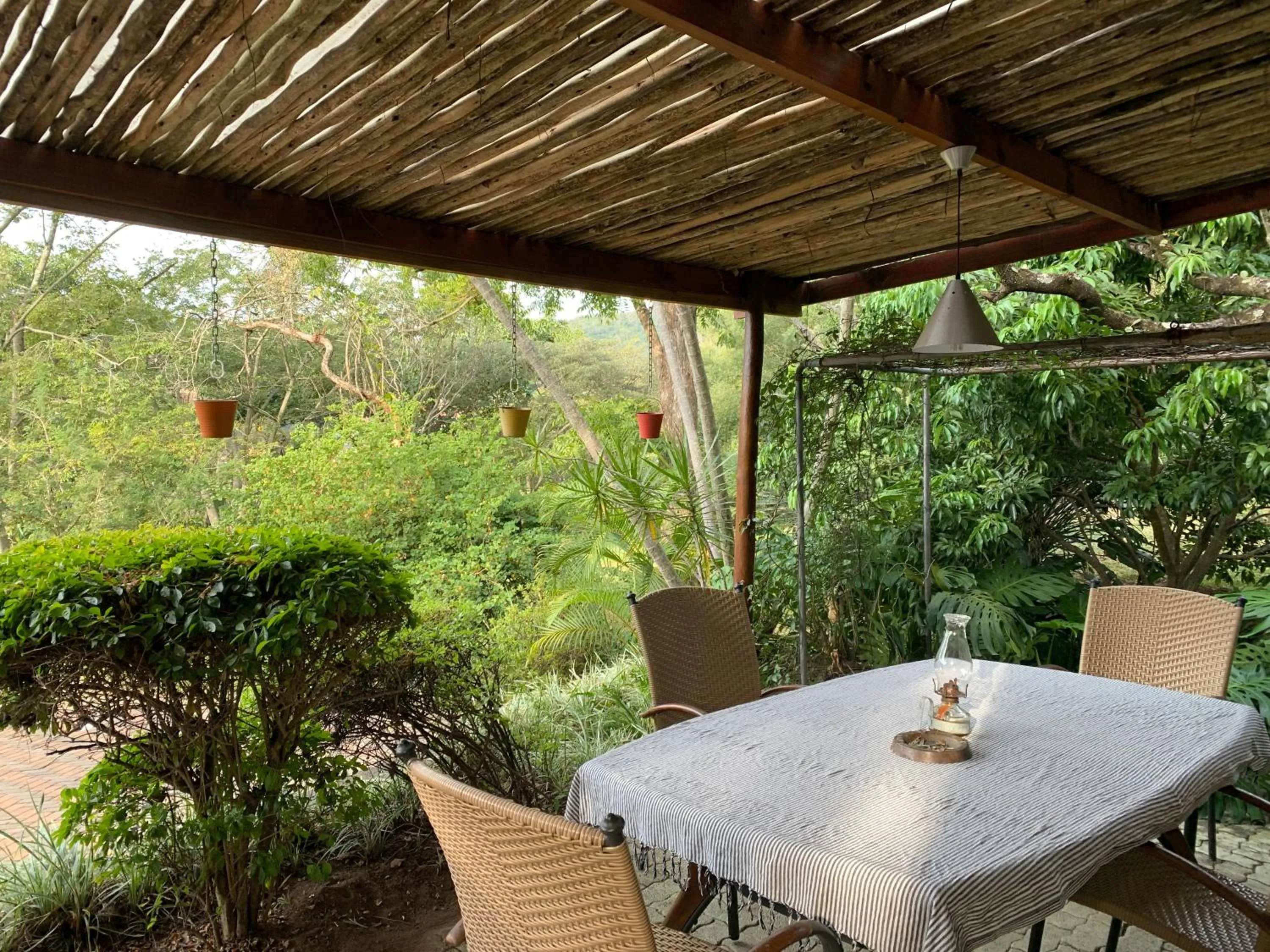 Patio in Nightjar Guest Lodge