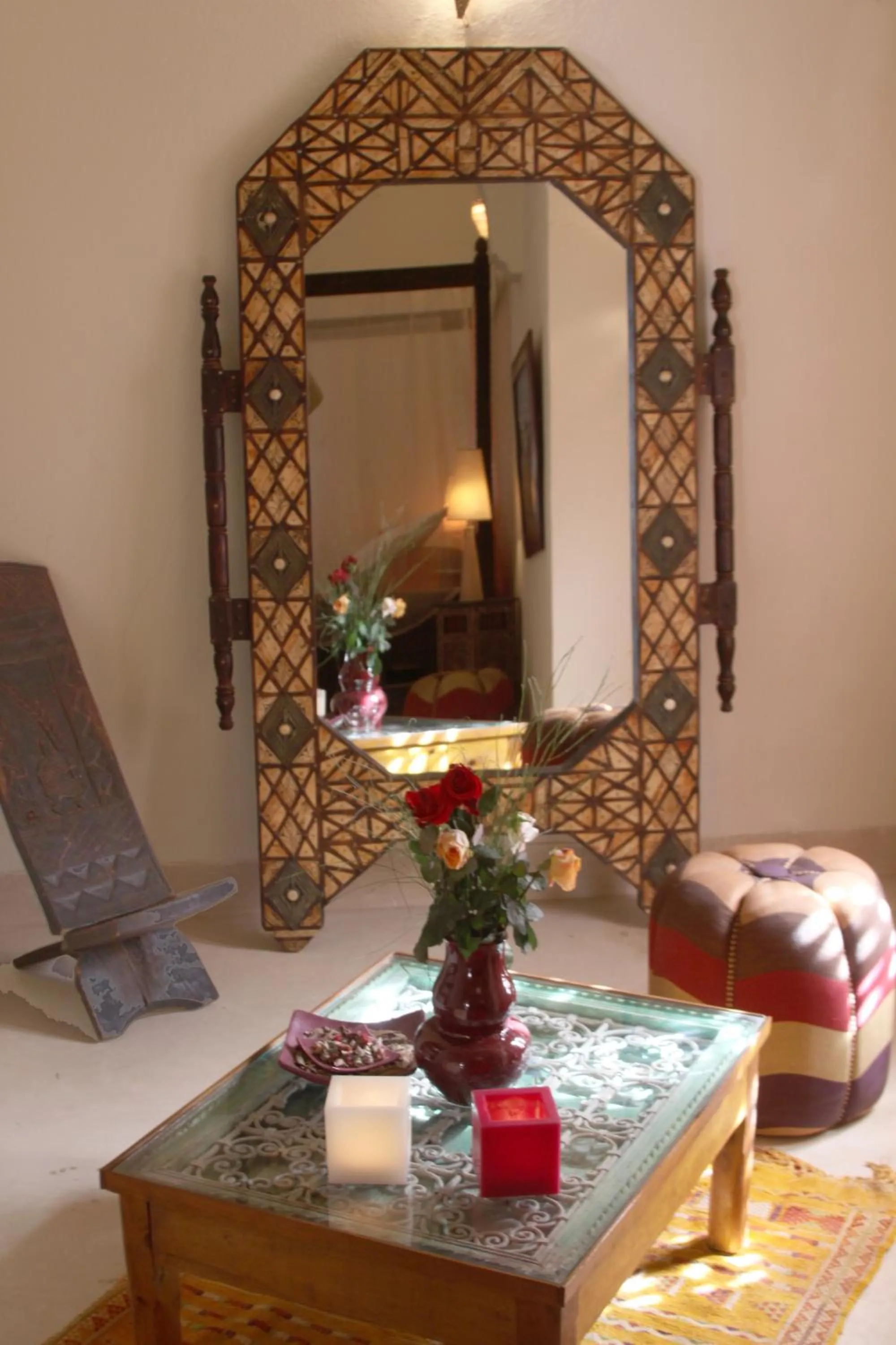 Decorative detail in Riad Cannelle