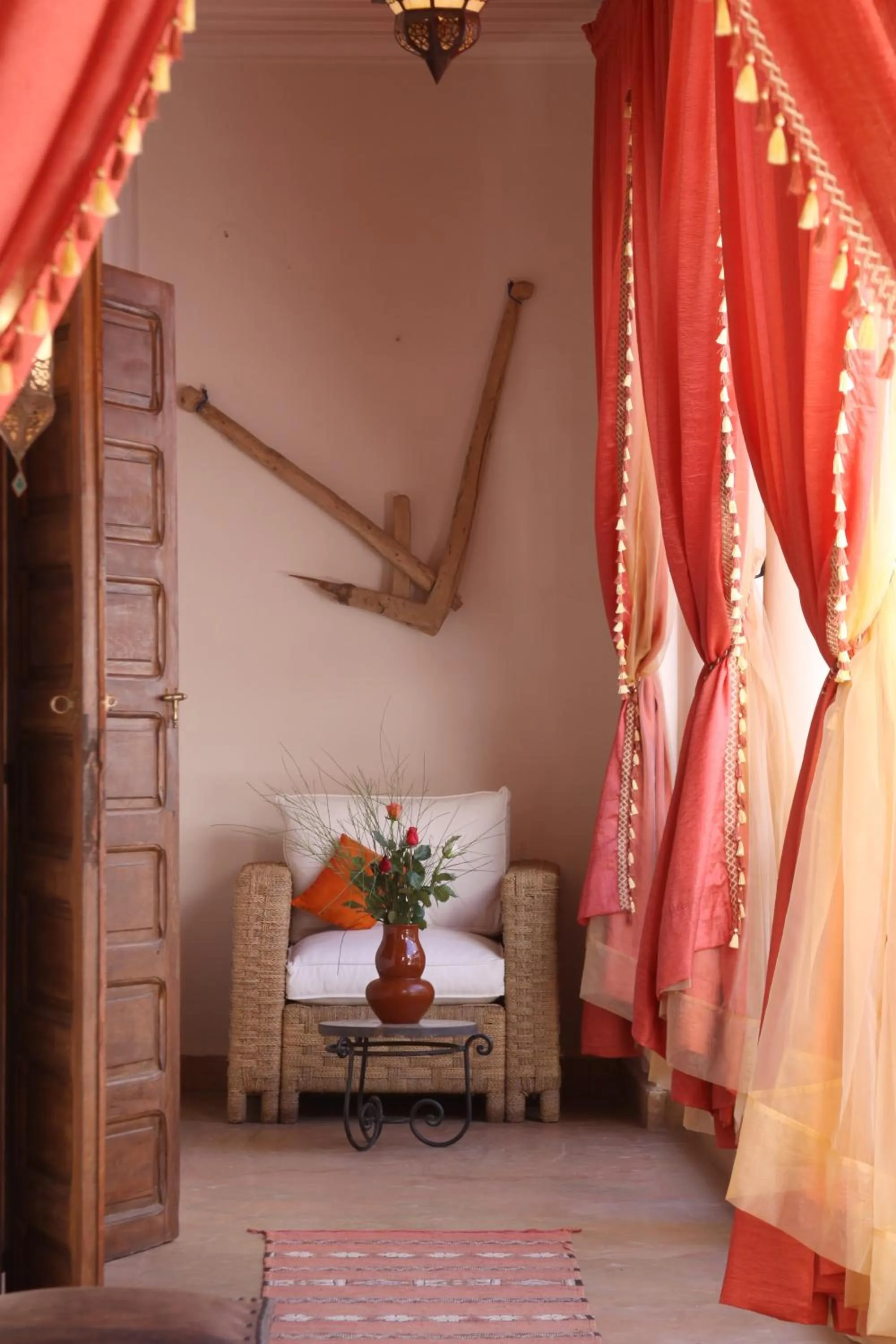 Decorative detail, Bed in Riad Cannelle
