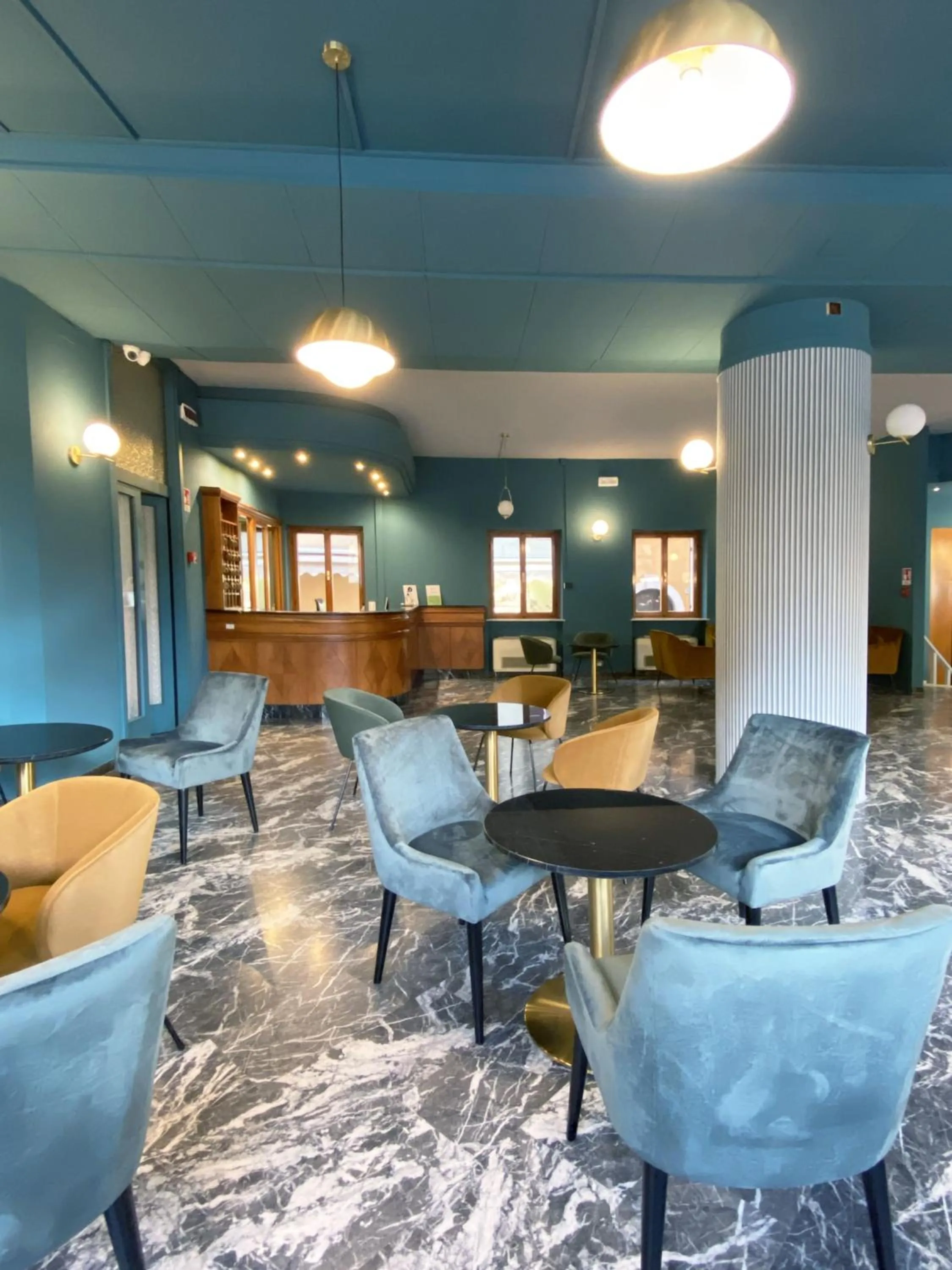 Lobby or reception in Hotel Astoria