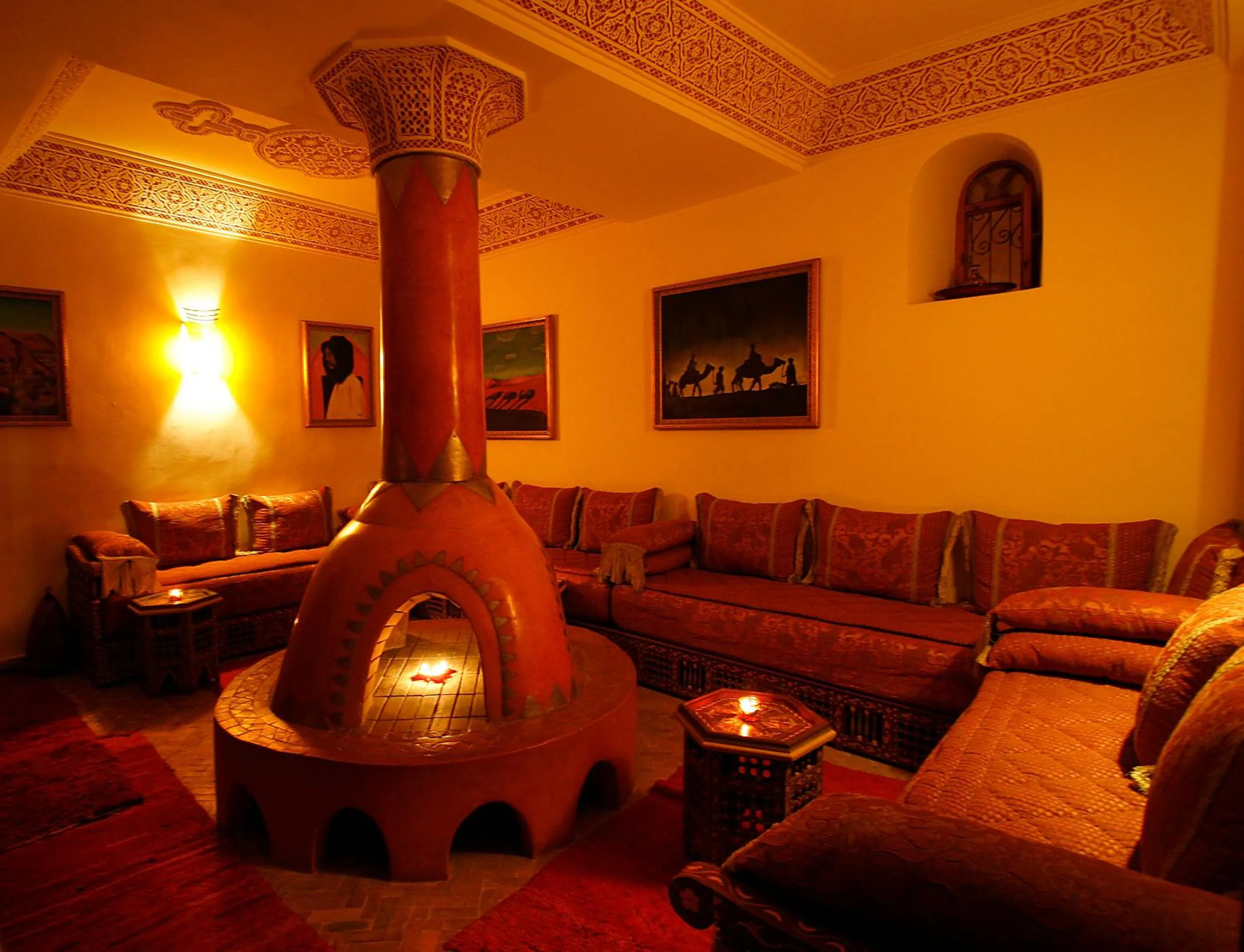 Living room in Riad Léna & Spa