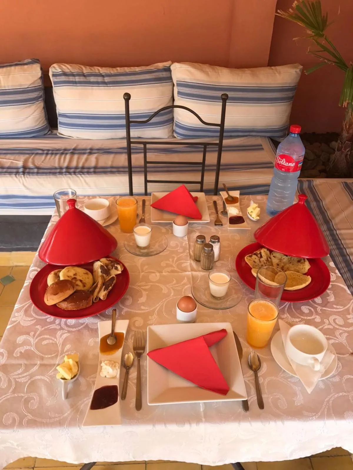 Continental breakfast in Riad Léna & Spa