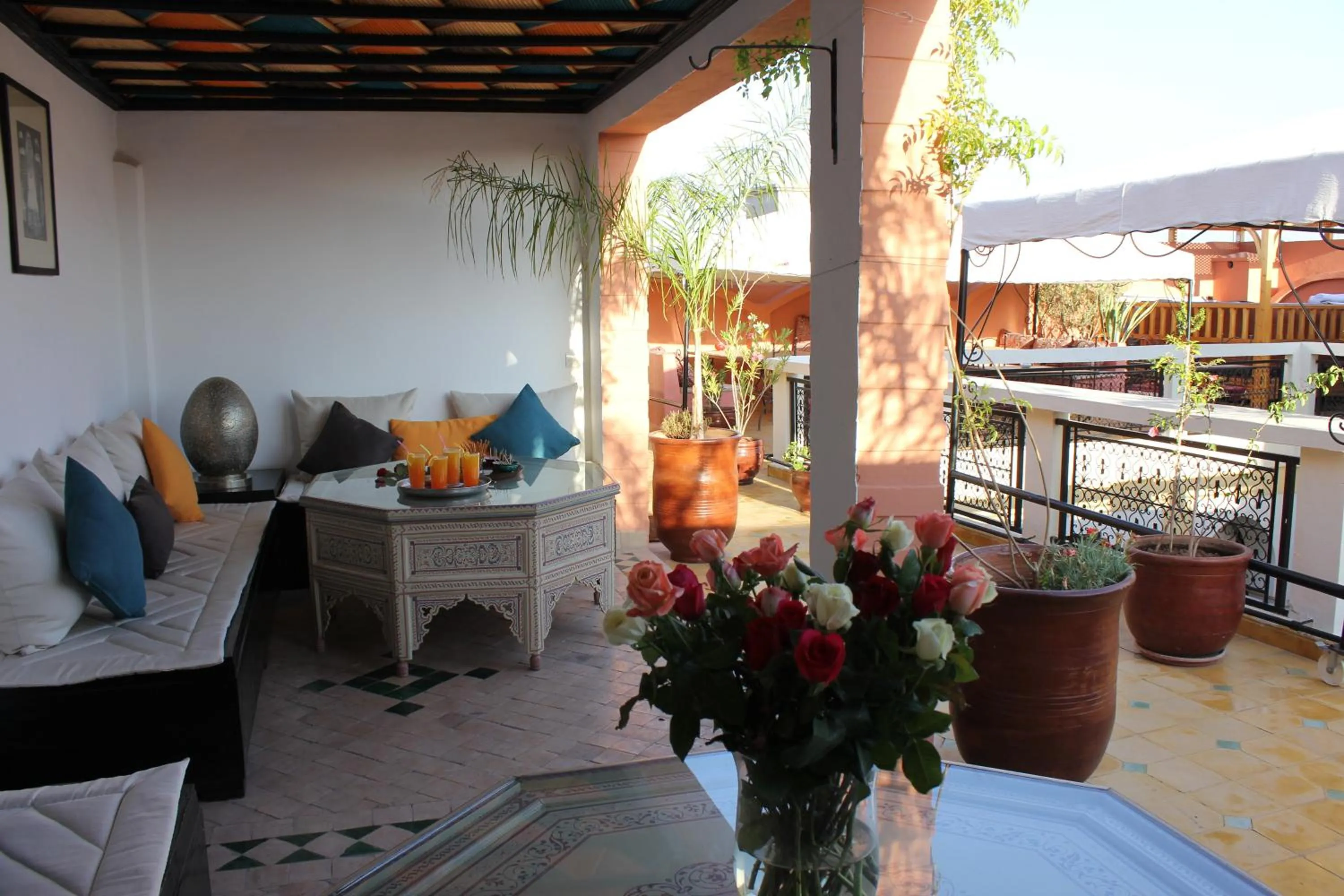 Patio in Riad Léna & Spa