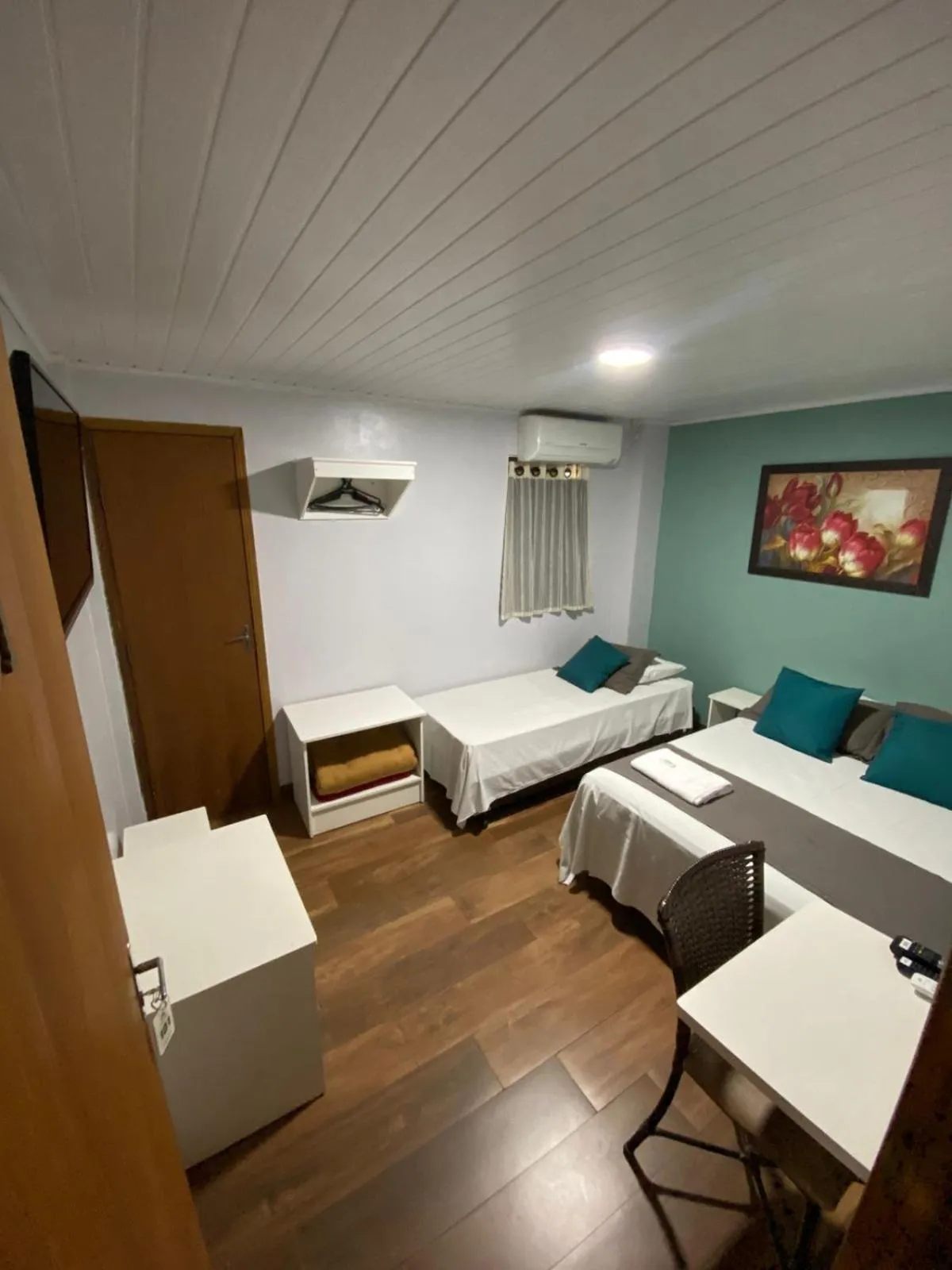 Bed in Queiroz Palace Hotel