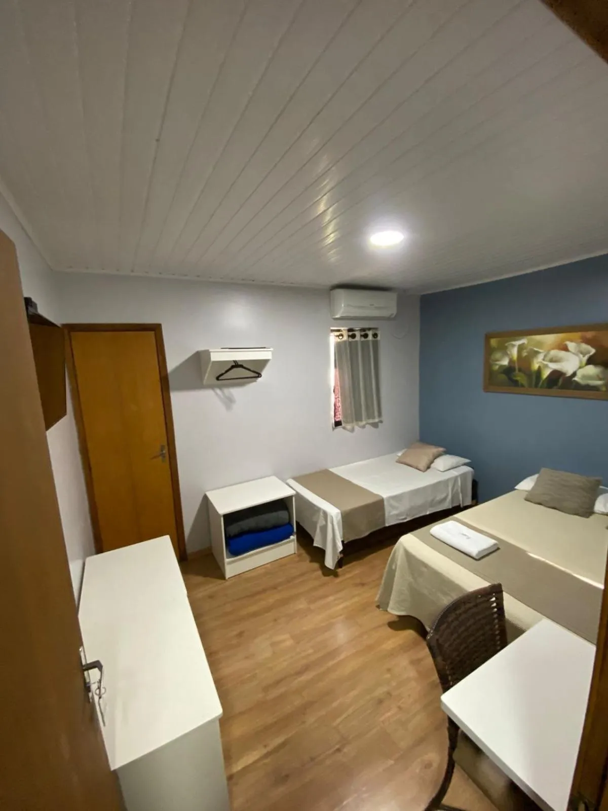 Bed in Queiroz Palace Hotel